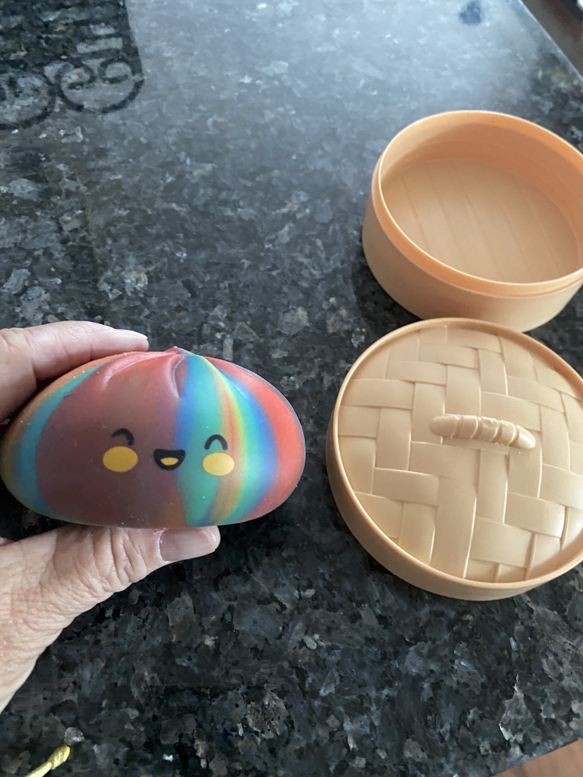 Rare Viral Tie Dye Rainbow Mystery Squishy Bun Dumpling *FAST SHIPPING* Rare Viral Tie Dye Rainbow Mystery Squishy Bun Dumpling *FAST SHIPPING*