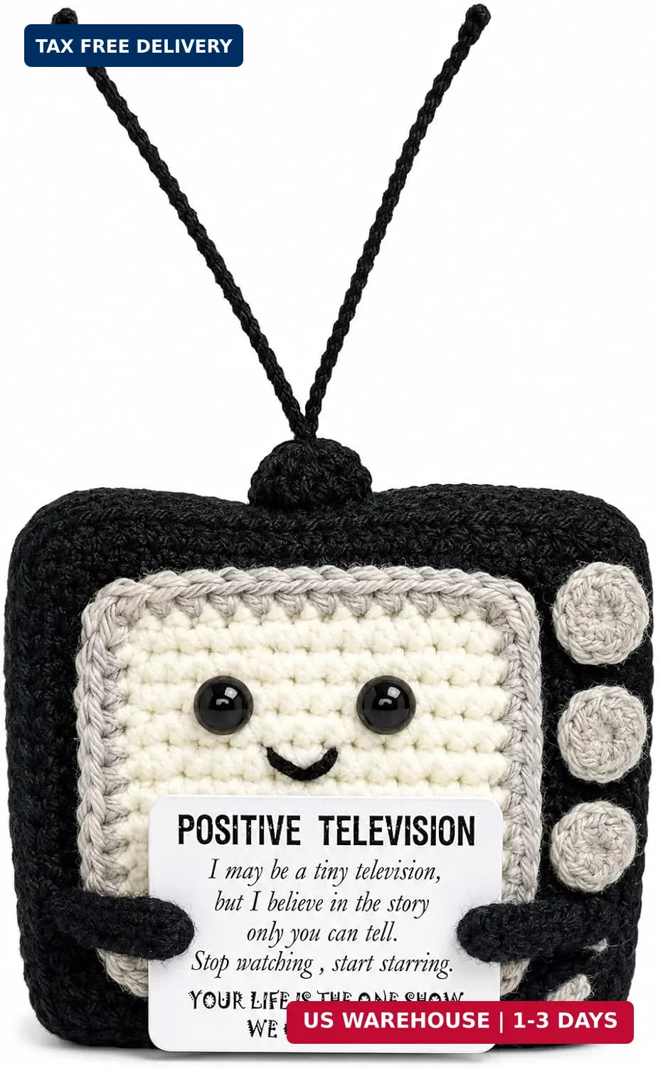 Handmade Retro Tiny TV Classic - Nostalgic Television,Vintage Collectible Decor