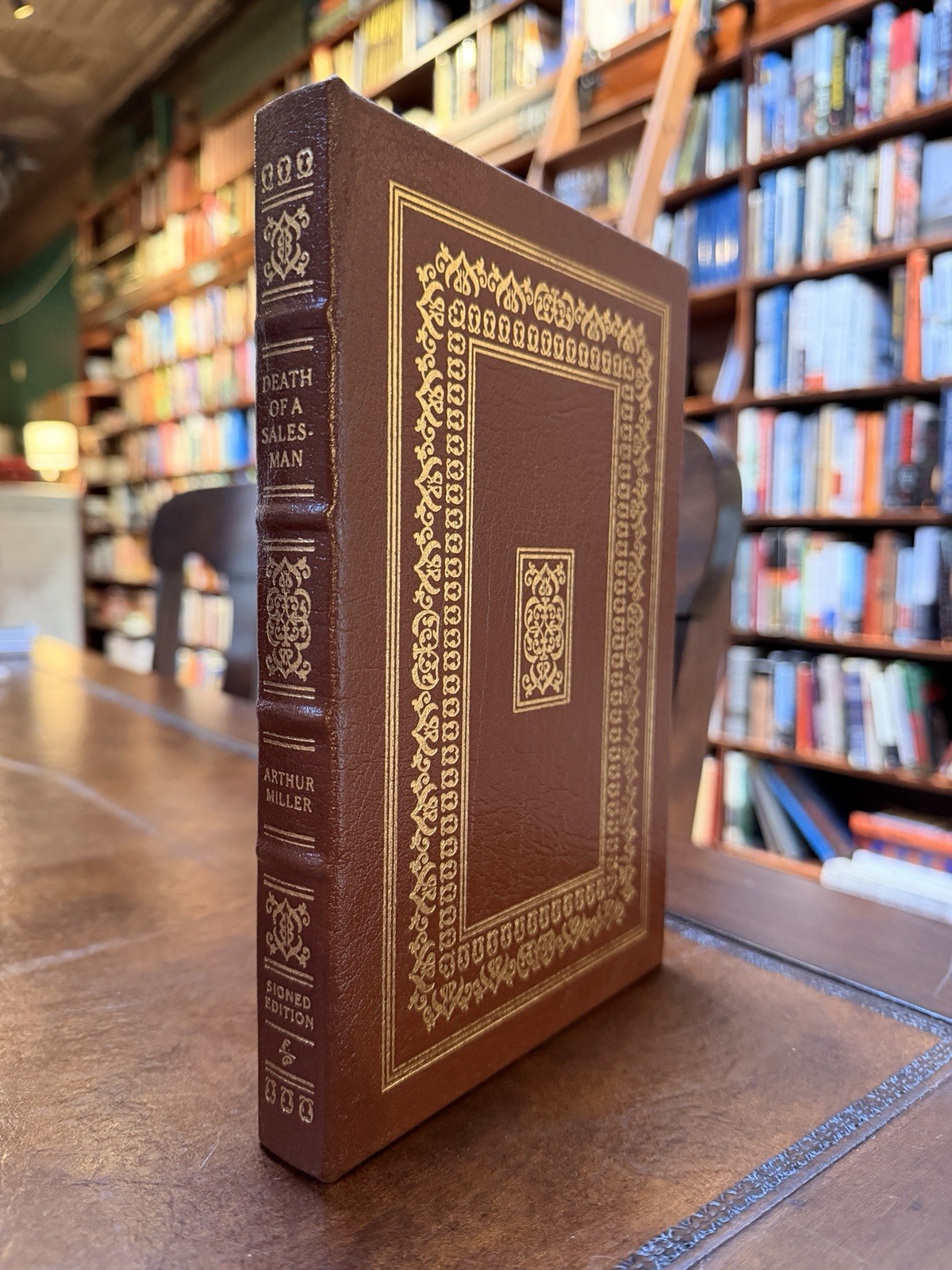 Easton Press Death of a Salesman Arthur Miller SIGNED EDITION with COA, Leather Easton Press Death of a Salesman Arthur Miller SIGNED EDITION with COA, Leather