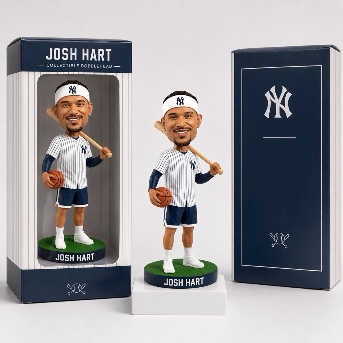 πβΎοΈ* 2026 NY Yankees Josh Hart Knicks Bobblehead SGA 9/25βΎοΈπ πβΎοΈ* 2026 NY Yankees Josh Hart Knicks Bobblehead SGA 9/25βΎοΈπ
