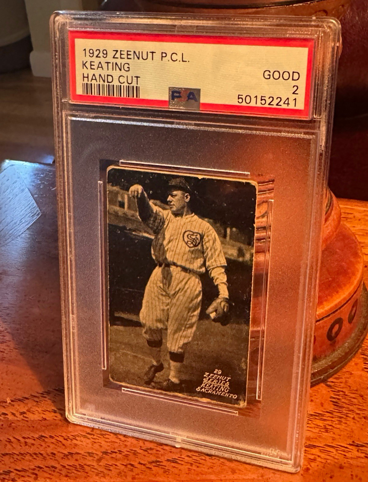 Zeenut 1929 PCL Keating #2 Hand Cut Sacramento PSA 2 POP 1 -ONLY PSA KEATING PCL Zeenut 1929 PCL Keating #2 Hand Cut Sacramento PSA 2 POP 1 -ONLY PSA KEATING PCL