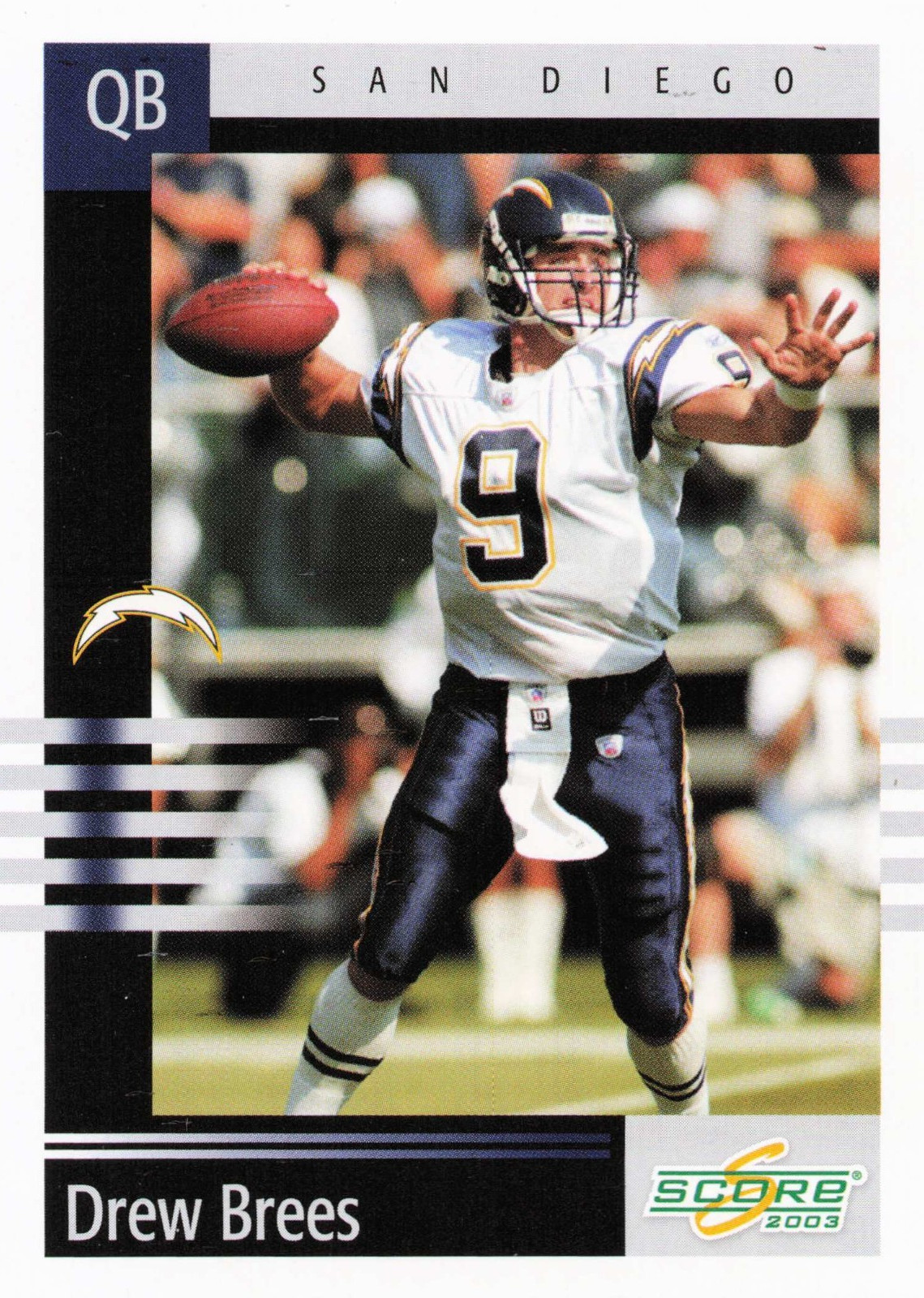 HoF - Drew Brees - 2003 Score Football #119