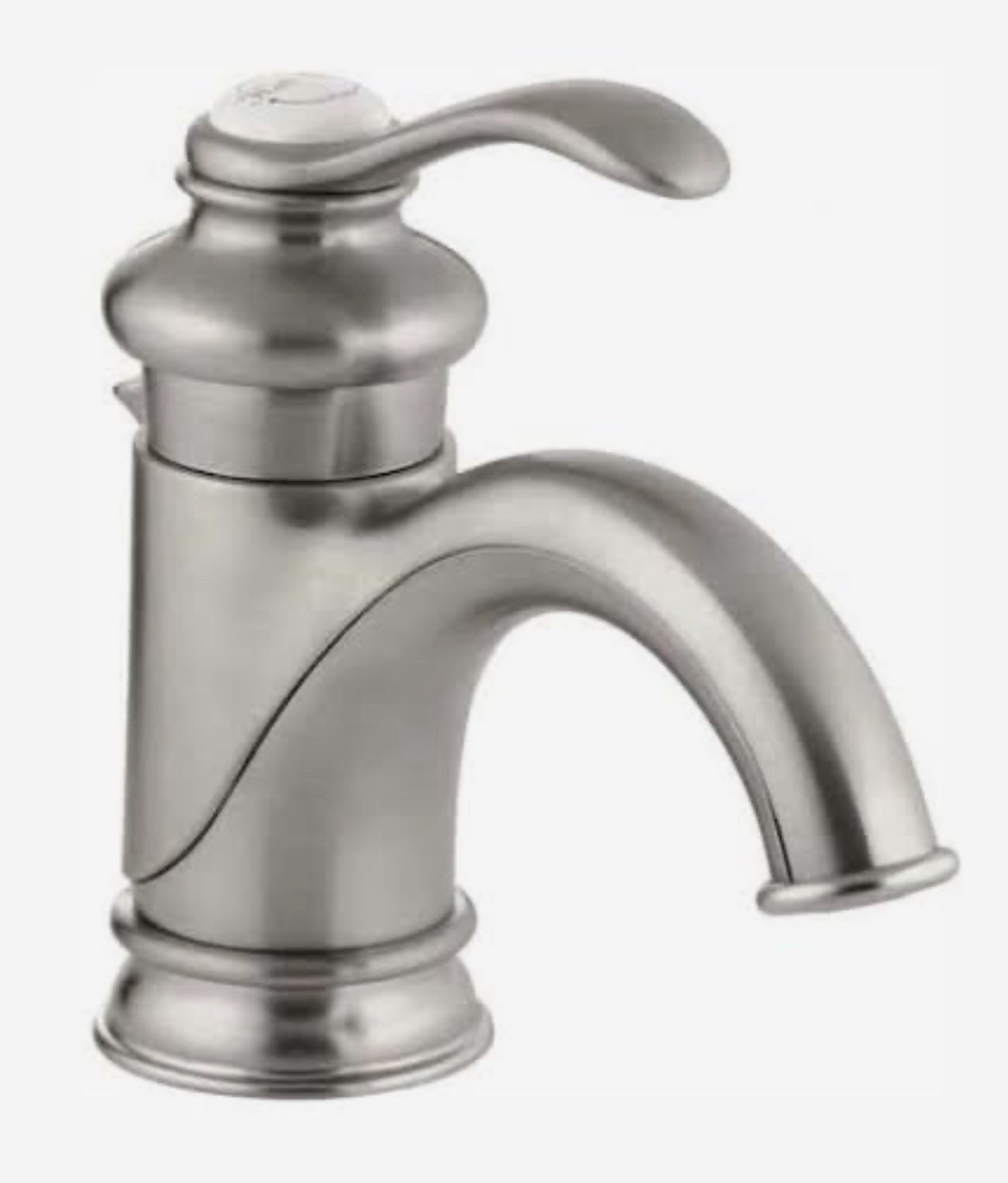 KOHLER K-12182-BN Fairfax Single Control Lavatory Faucet, Brushed Nickel KOHLER K-12182-BN Fairfax Single Control Lavatory Faucet, Brushed Nickel