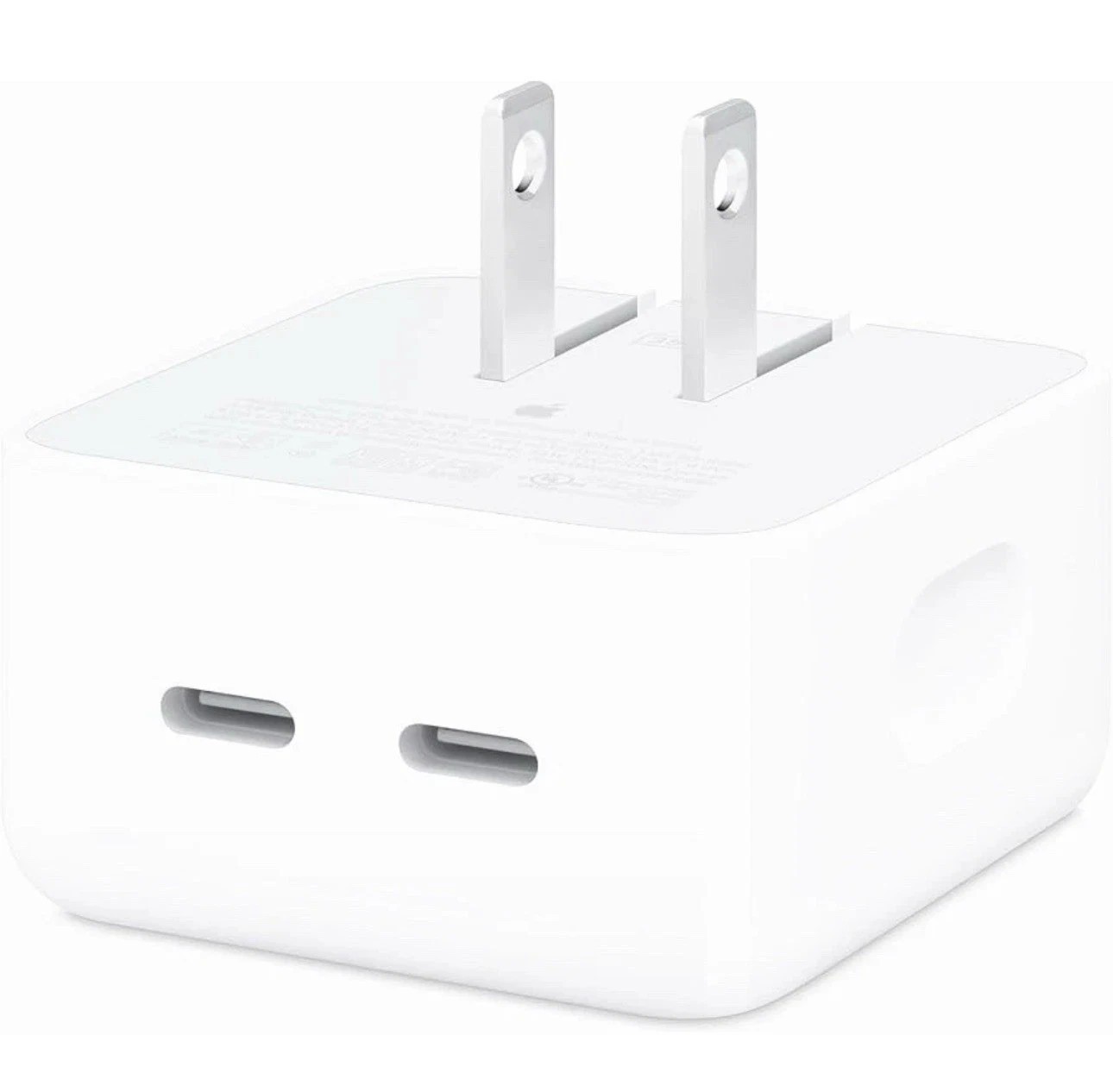 Genuine Apple 35W Dual USB-C Port Compact Power Adapter MNWM3AM/A A2571
