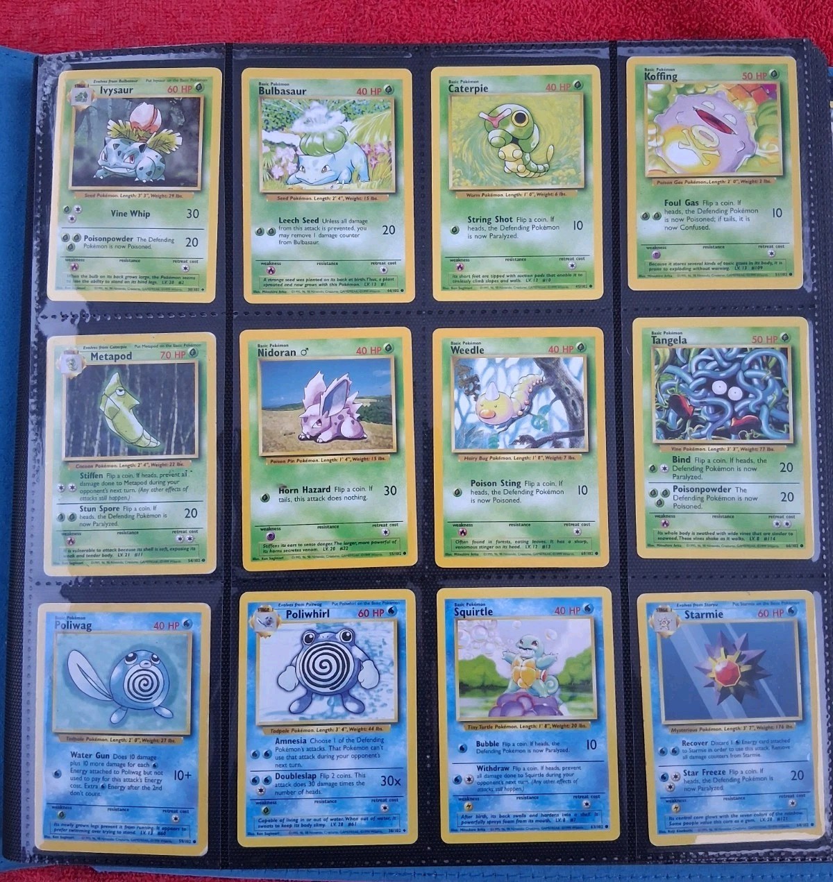 Pokemon VINTAGE Binder 480 Cards 1ST EDITION,BASE/SET,TEAMROCKET,FOSSIL,NEO 