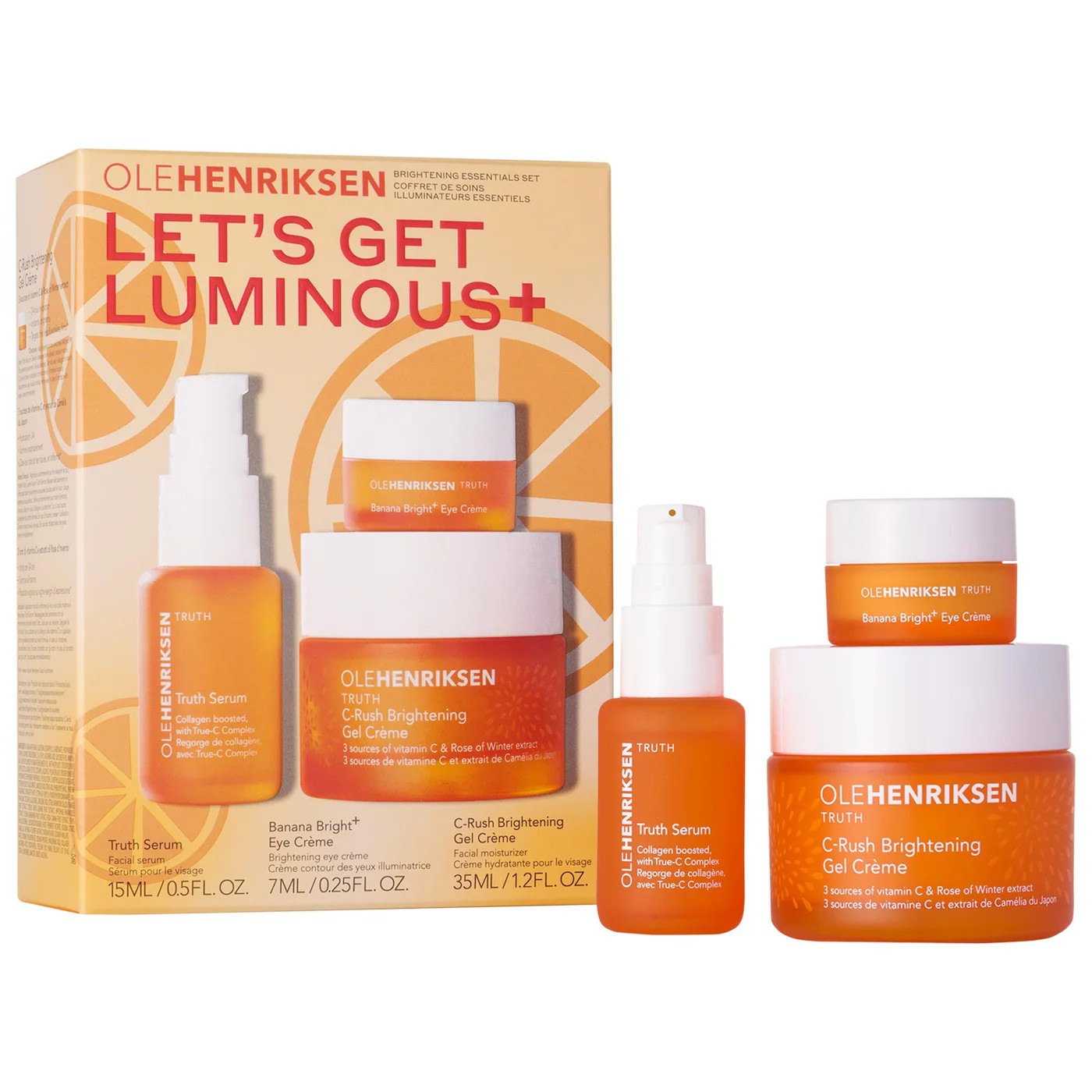 OLEHENRIKSEN  Let\'s Get Luminous Brightening Essentials Set US seller 2 DAY ship