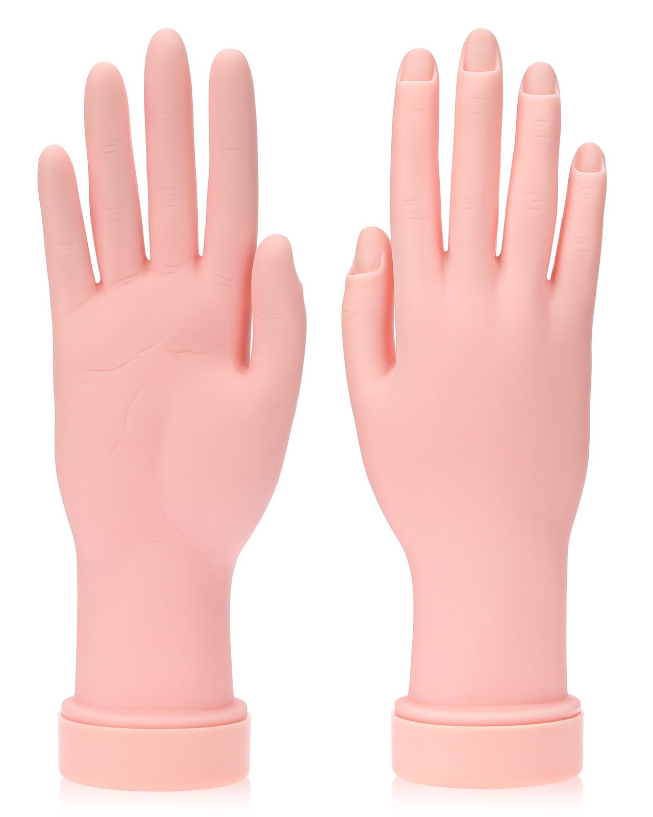 2 Pack Practice Hand for Acrylic Nails Soft Touch Mannequin Hand for Nails, Flex 2 Pack Practice Hand for Acrylic Nails Soft Touch Mannequin Hand for Nails, Flex