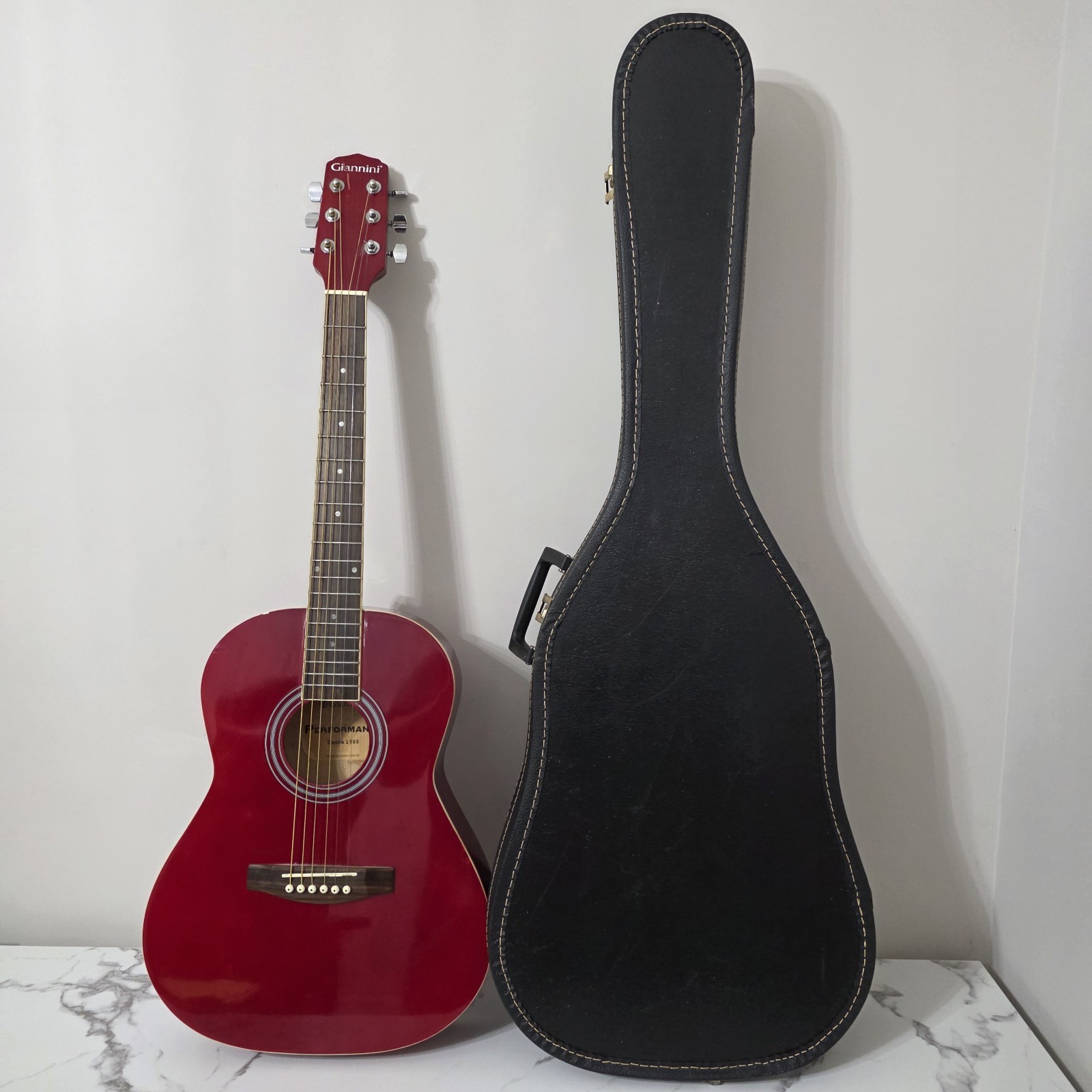Giannini Series Performance Guitar GSFX-36 TR with Carrying Case
