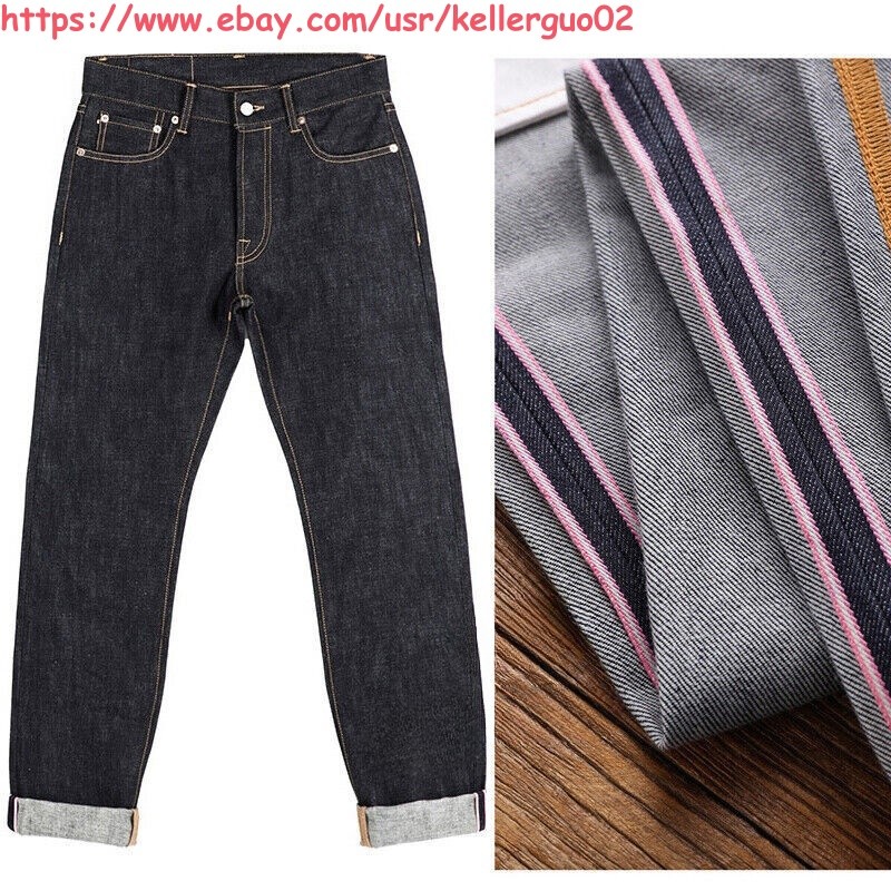 Red Tornado Men's Jeans Slim Straight Fit 16OZ Selvedge Denim Pants One Wash Red Tornado Men's Jeans Slim Straight Fit 16OZ Selvedge Denim Pants One Wash