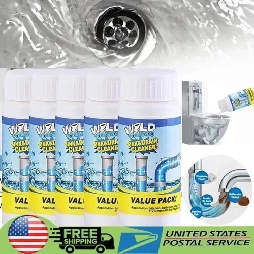 1~12x Wild Tornado Powerful Sink Drain Cleaner High Efficiency Clogging Cleaner*