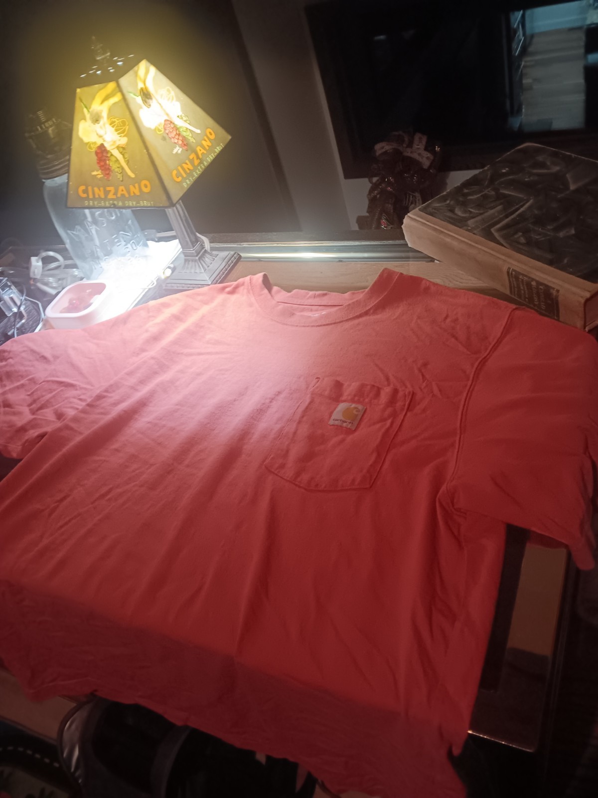 Carhartt t-shirt peach size L new