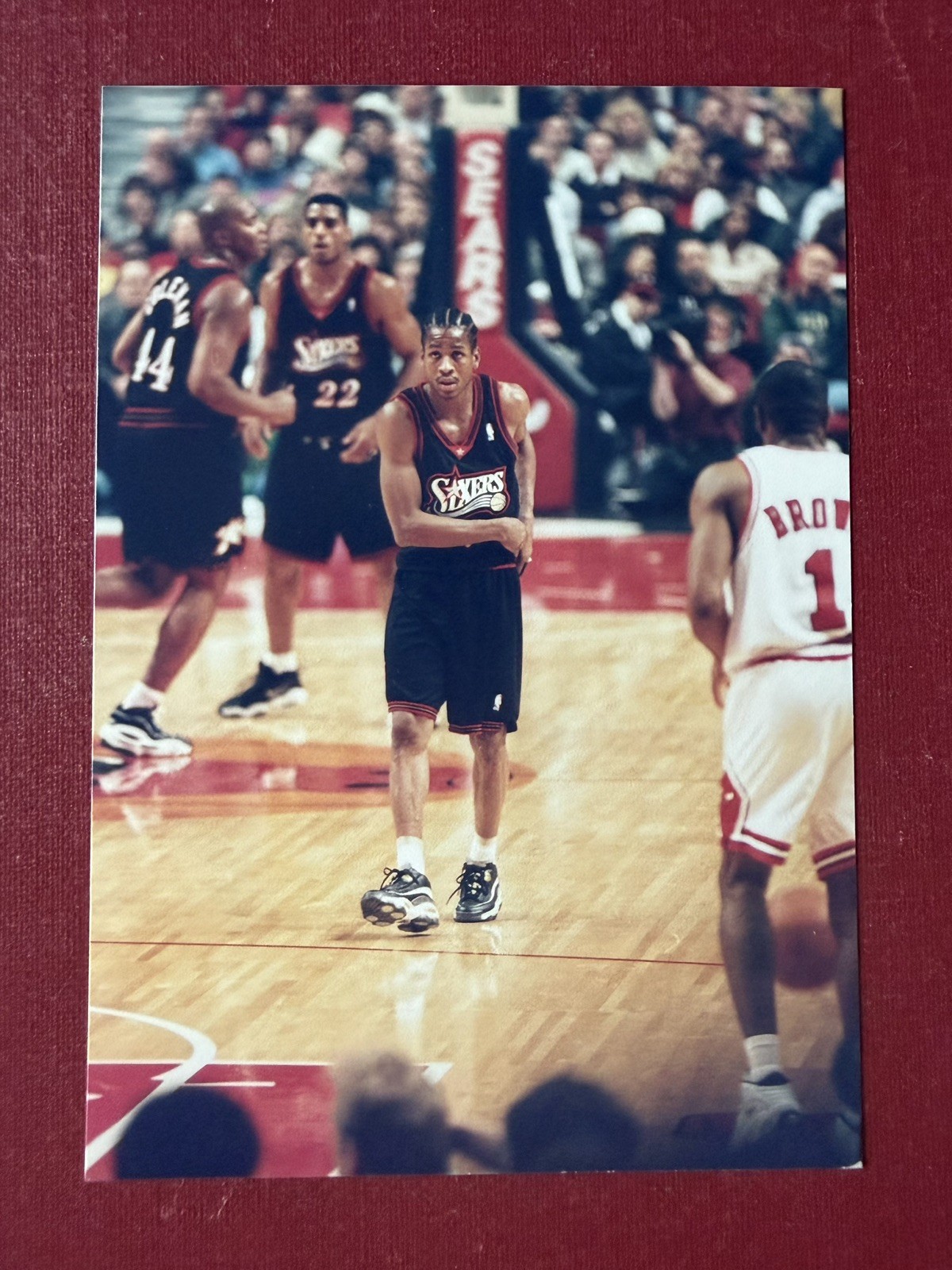 1997-98 Allen Iverson Type 1 Original Snapshot Photo 3.5x5