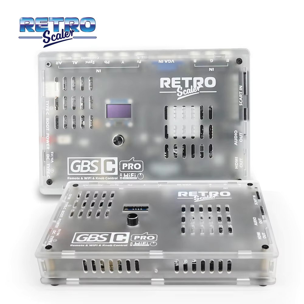 RetroScaler GBSC Pro PS1 PS2 N64 NES SNES Retro Game Upscaler Scart/AV to HDMI