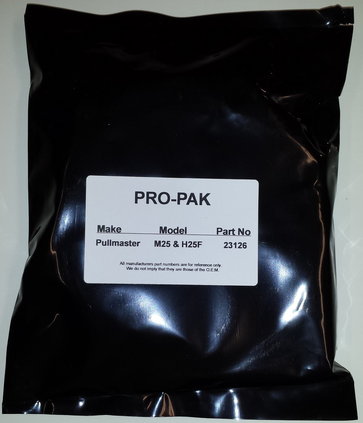 PULL MASTER® Model M25 & H25 F Universal Seal Kit 23126 PULL MASTER® Model M25 & H25 F Universal Seal Kit 23126