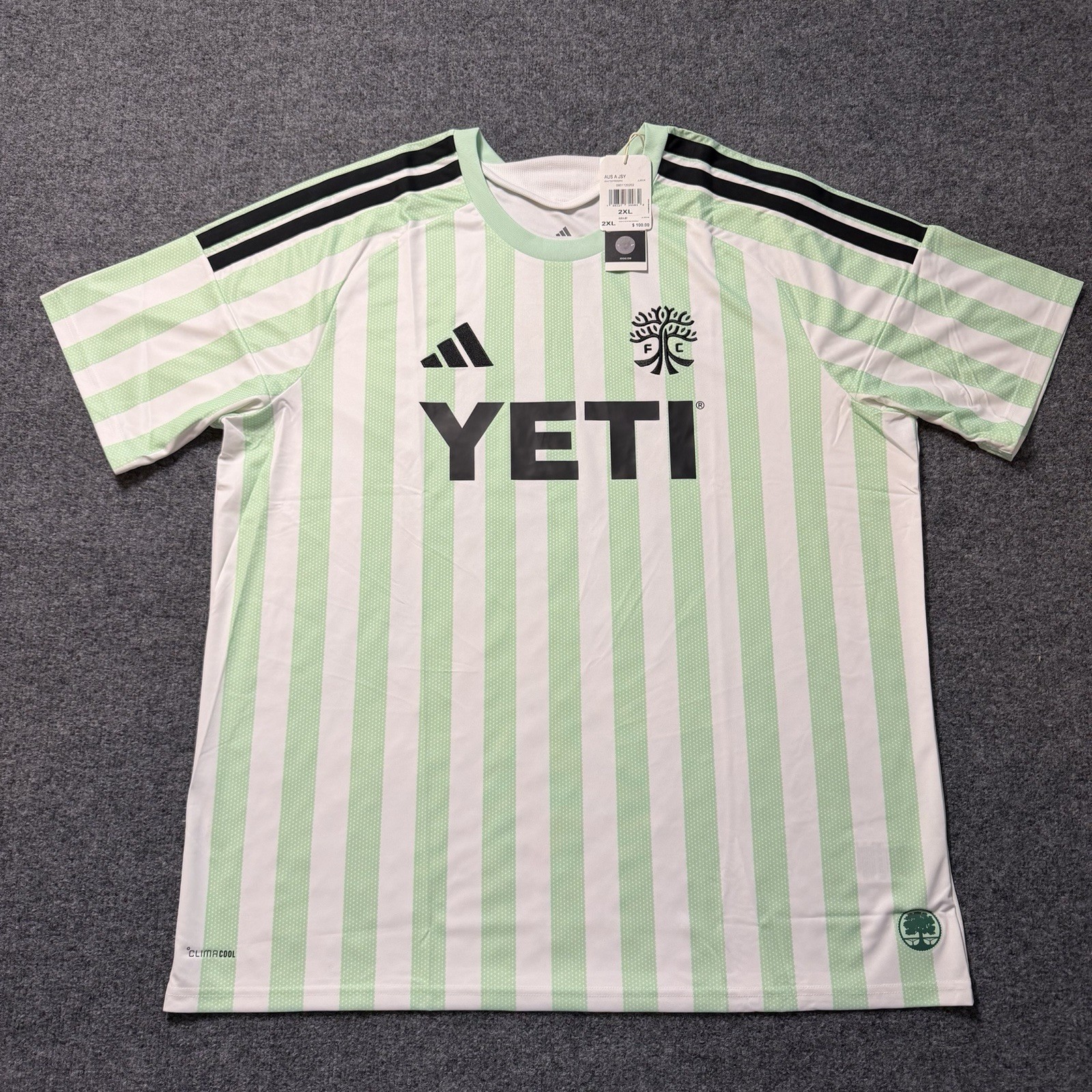 adidas Austin FC 2026 Secondary Rooted Authentic Away Jersey Extra 2XL NWT adidas Austin FC 2026 Secondary Rooted Authentic Away Jersey Extra 2XL NWT