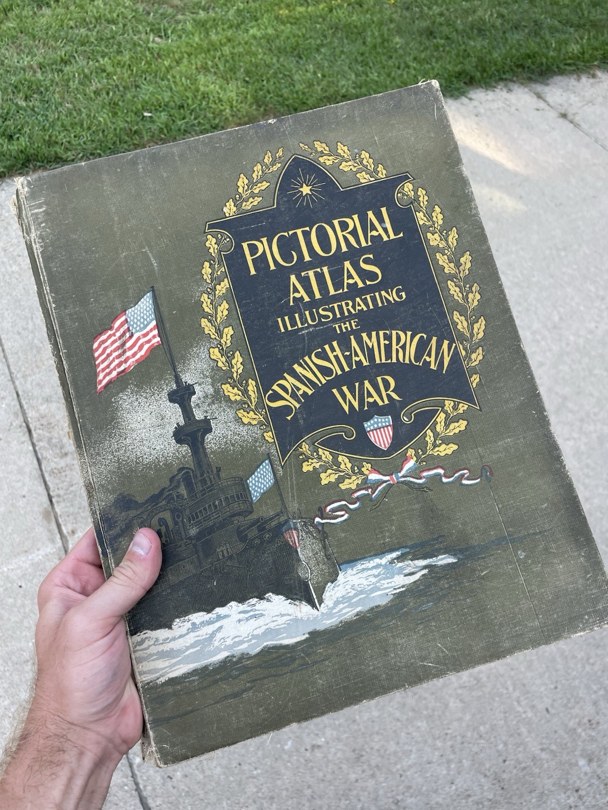 1899 Spanish American War Pictorial Atlas Illustrated George F Cram Antique Book 1899 Spanish American War Pictorial Atlas Illustrated George F Cram Antique Book