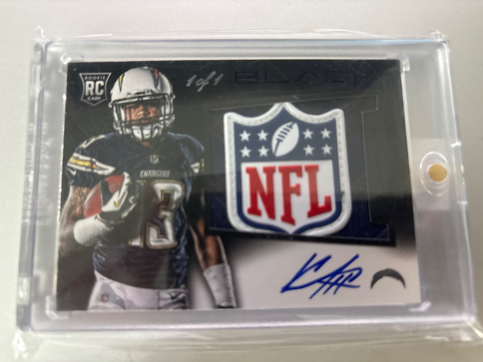 2013 Panini Black Keenan Allen Auto 1/1 NFL Shield RC Chargers Rookie 2013 Panini Black Keenan Allen Auto 1/1 NFL Shield RC Chargers Rookie