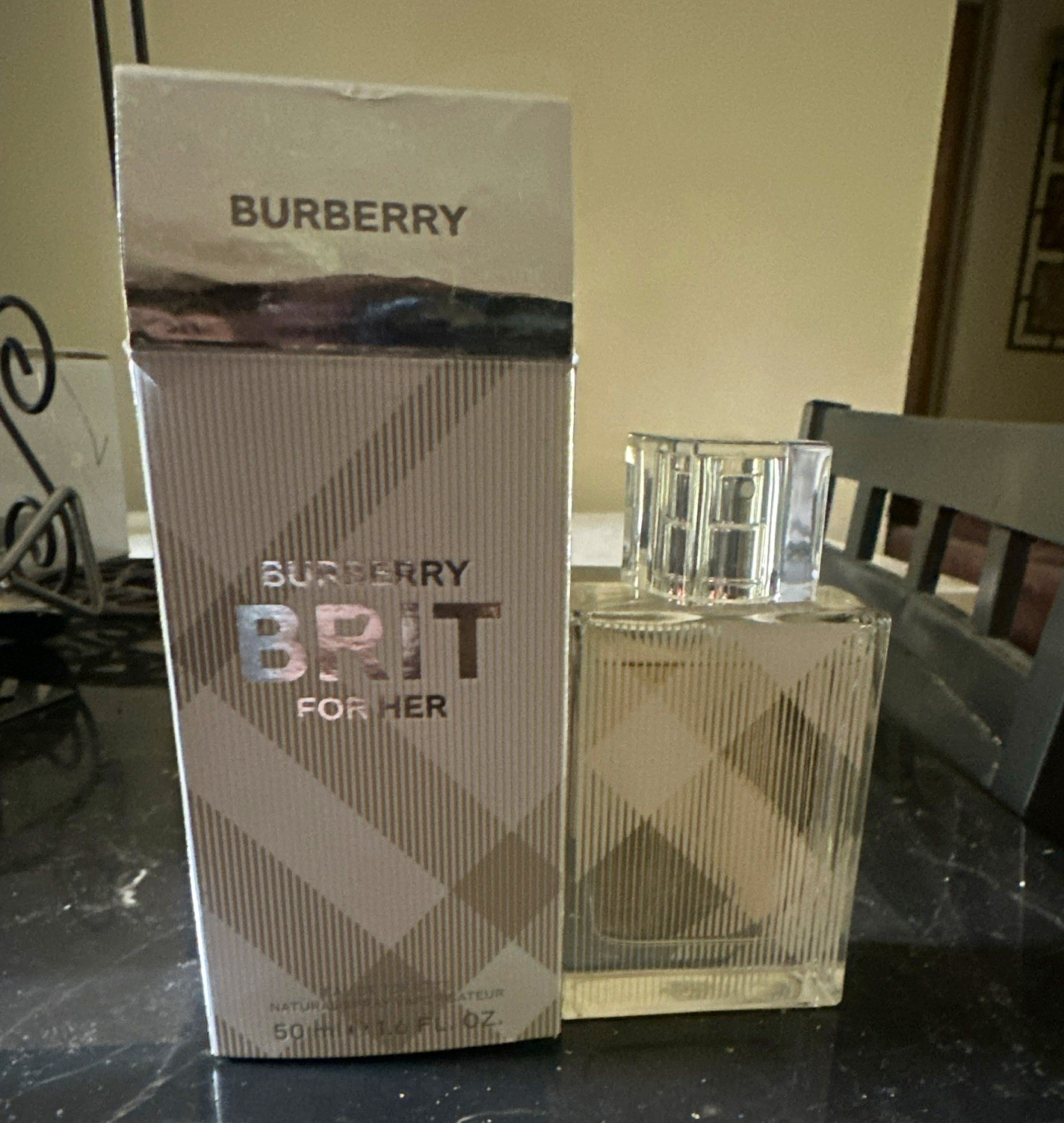 Burberry Brit for Her Eau de Toilette Spray 1.7 fl oz Regular Size Burberry Brit for Her Eau de Toilette Spray 1.7 fl oz Regular Size