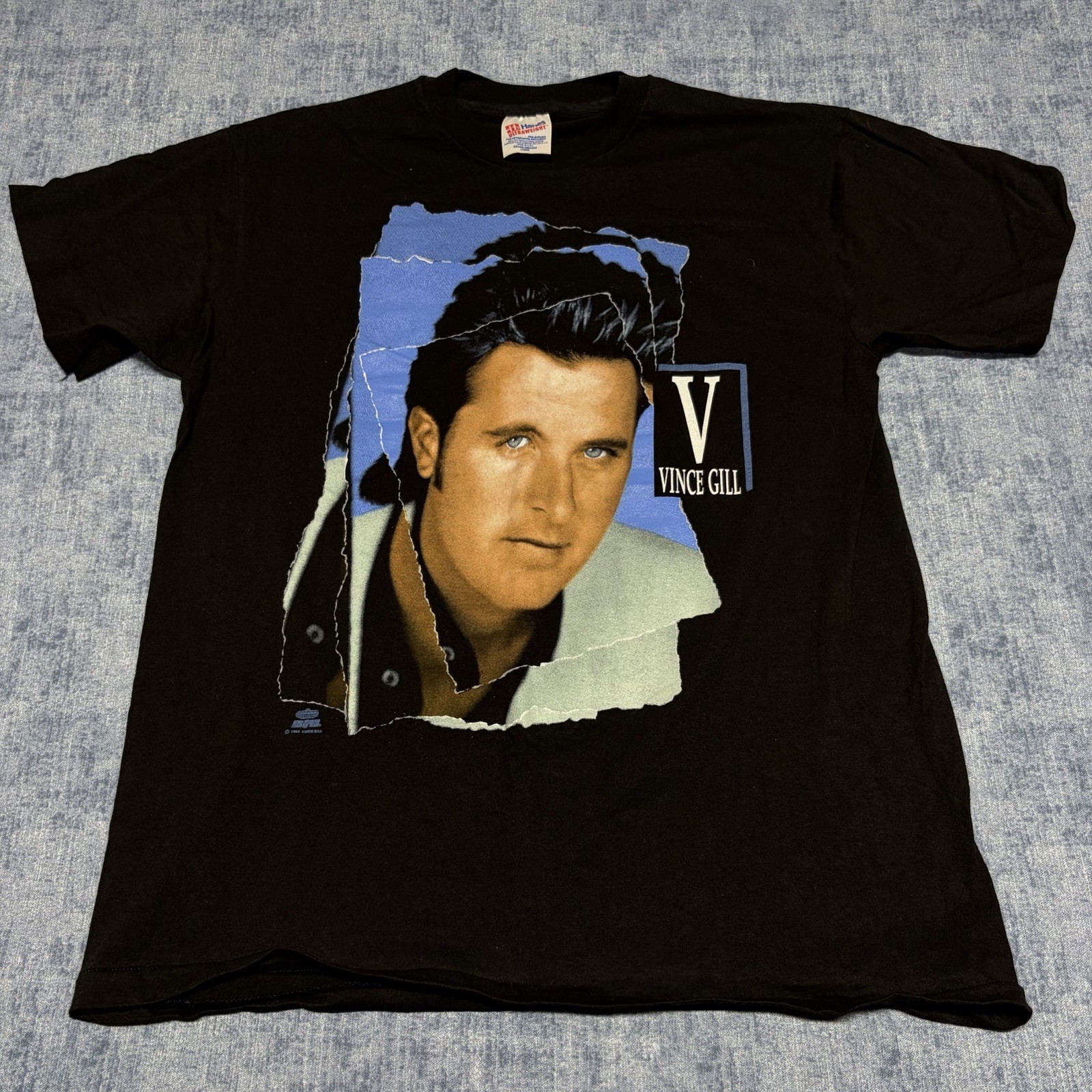 Vintage 1992 Vince Gill Hanes Ultra Weight Graphic Tee Men’s Size L