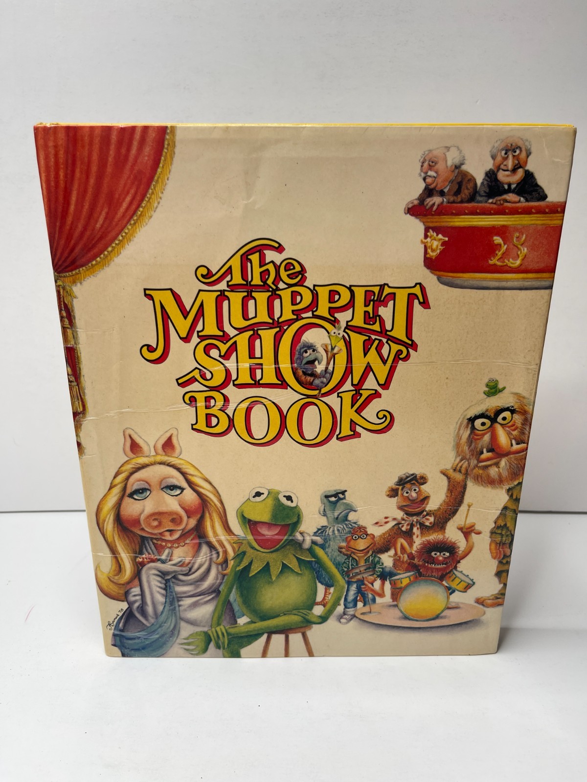 The Muppet Show Book 1978 Hardcover Jim Henson Kermit Miss Piggy Tudor 1st Ed