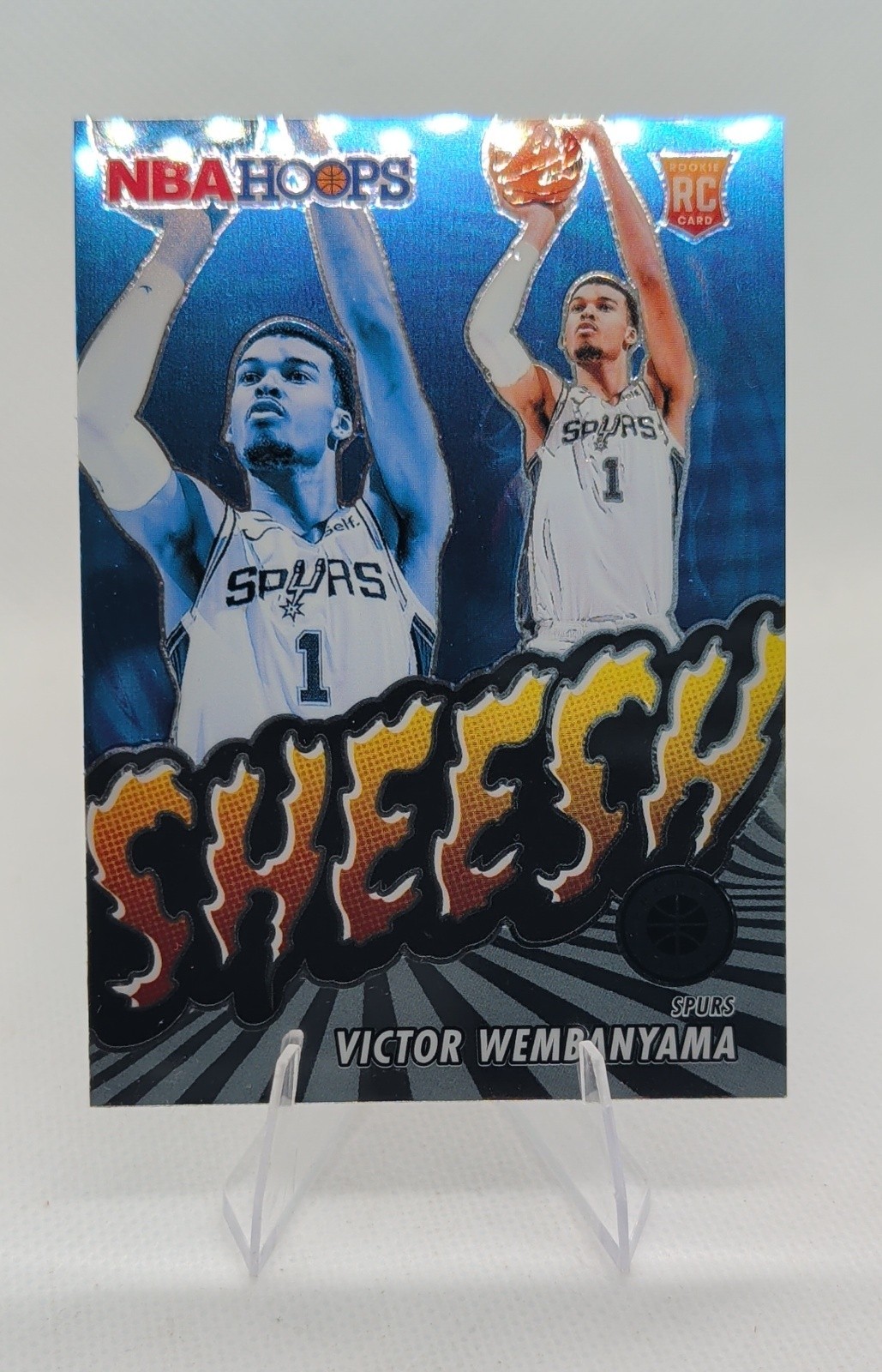2023-24 Panini Nba Hoops Premium Stock - Sheesh Victor Wembanyama #12 (RC) 2023-24 Panini Nba Hoops Premium Stock - Sheesh Victor Wembanyama #12 (RC)