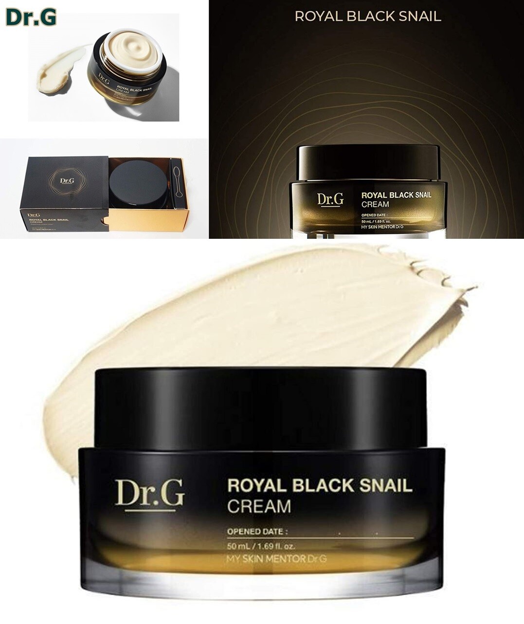  [ DR.G ] ROYAL BLACK SNAIL CREAM 50ml Korean Skincare Cosmetics BEST