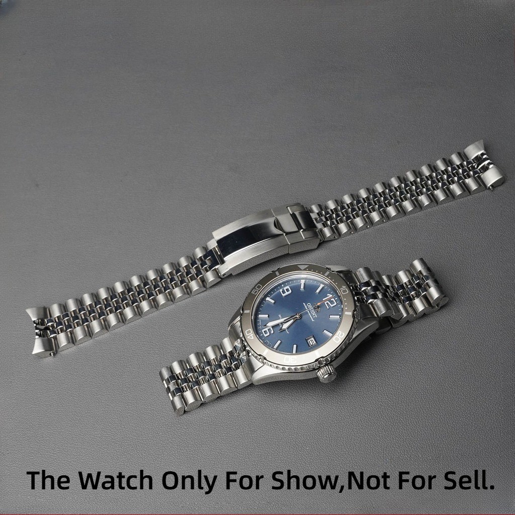 For ORIENT Mako 40 Solid End 20mm Silver Steel Juiblee Watchband Bracelet Strap For ORIENT Mako 40 Solid End 20mm Silver Steel Juiblee Watchband Bracelet Strap