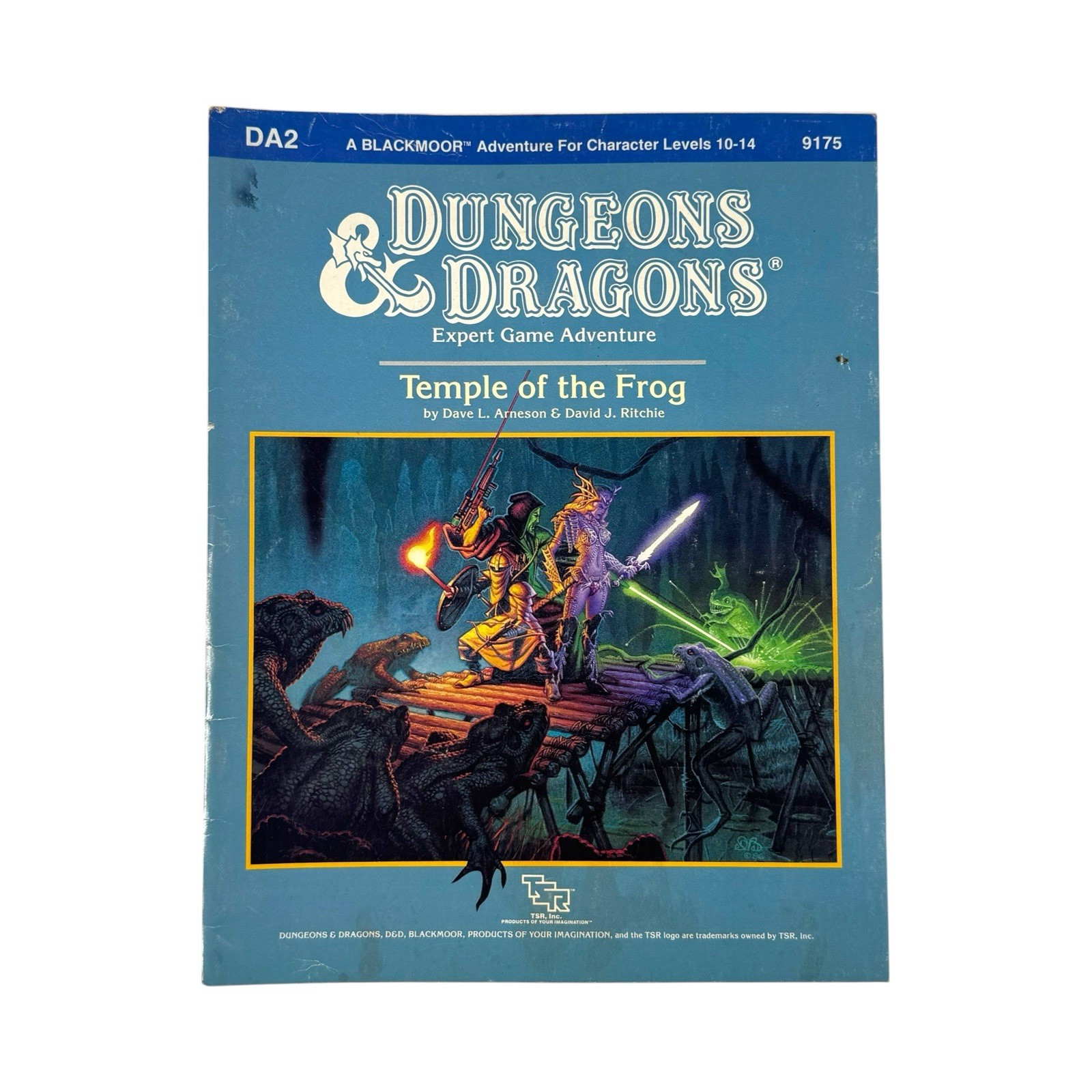 Dungeons & Dragons Module DA2 Temple Of The Frog TSR9175 1st Edition 1986 RARE Dungeons & Dragons Module DA2 Temple Of The Frog TSR9175 1st Edition 1986 RARE