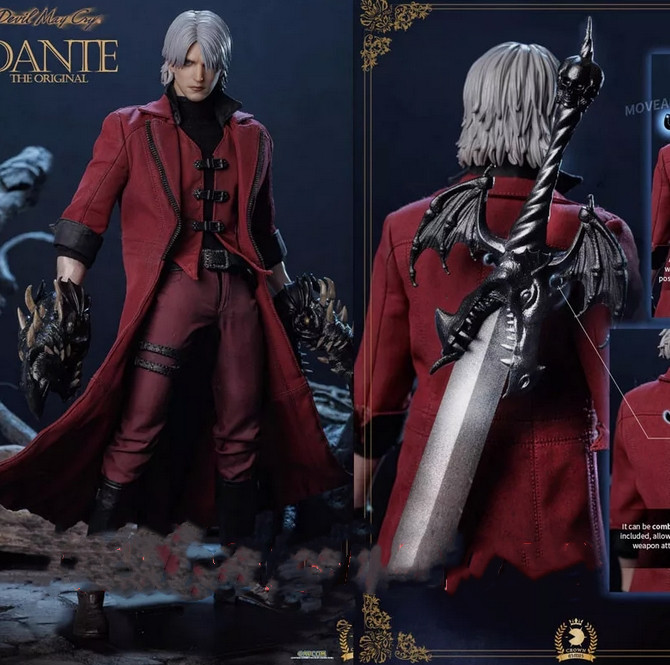 Asmus Toys Devil May Cry Dante Action Figure Model IN STOCK 1/6 Scale DMC100