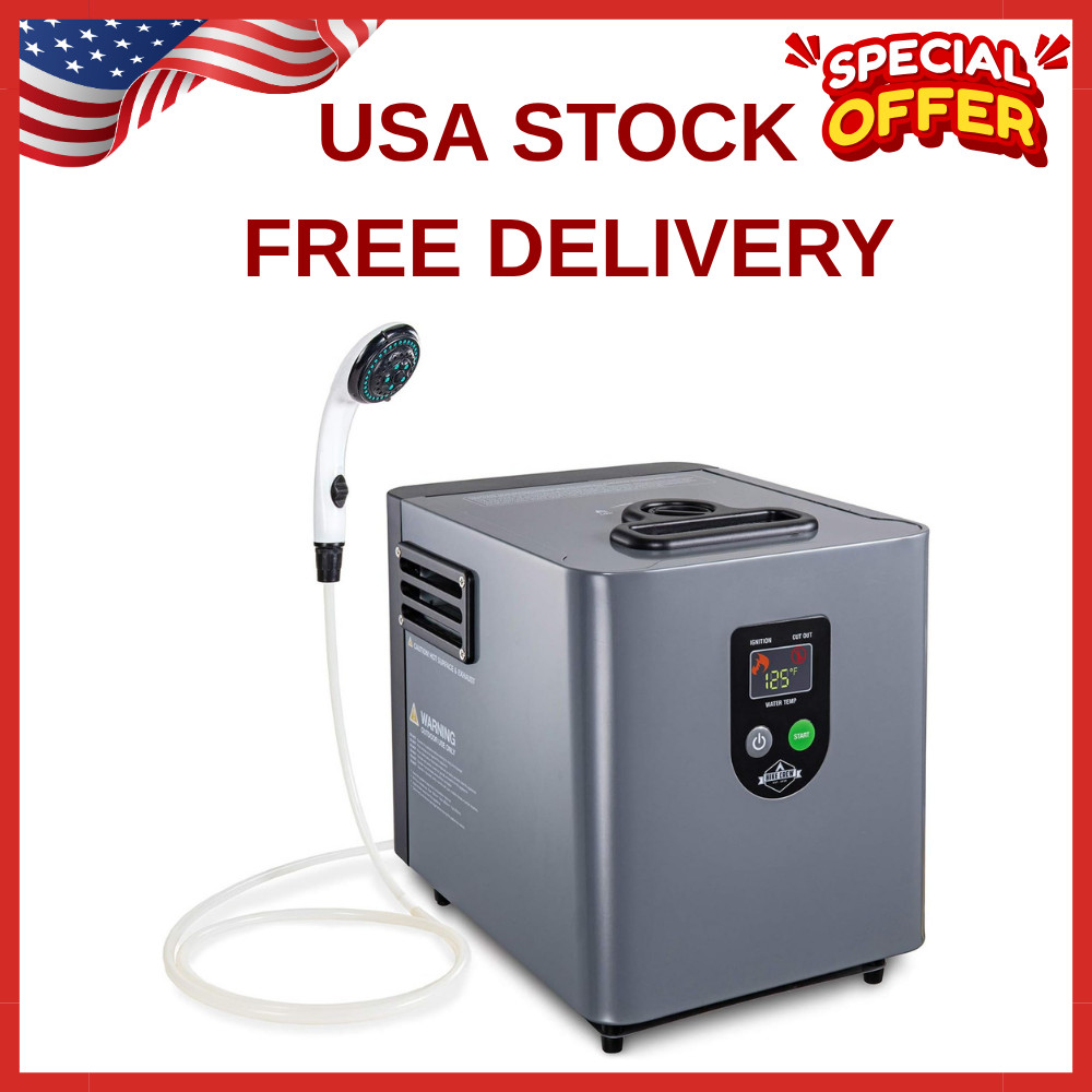 Hike Crew Portable Propane Water Heater & Shower Pump – Compact Outdoor Clean...