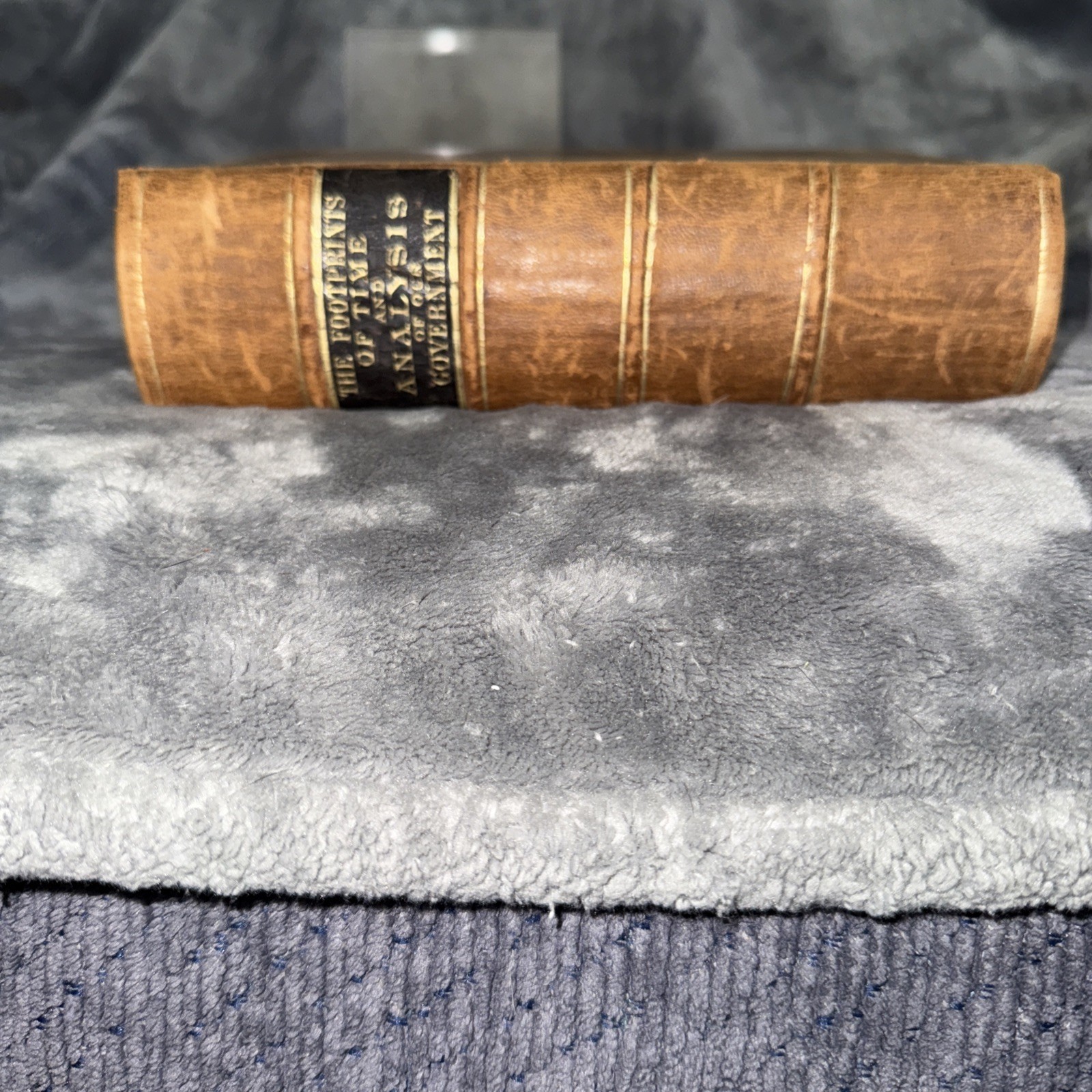 Footprints of Time Analysis of American Government by Bancroft 1875 Leather Footprints of Time Analysis of American Government by Bancroft 1875 Leather