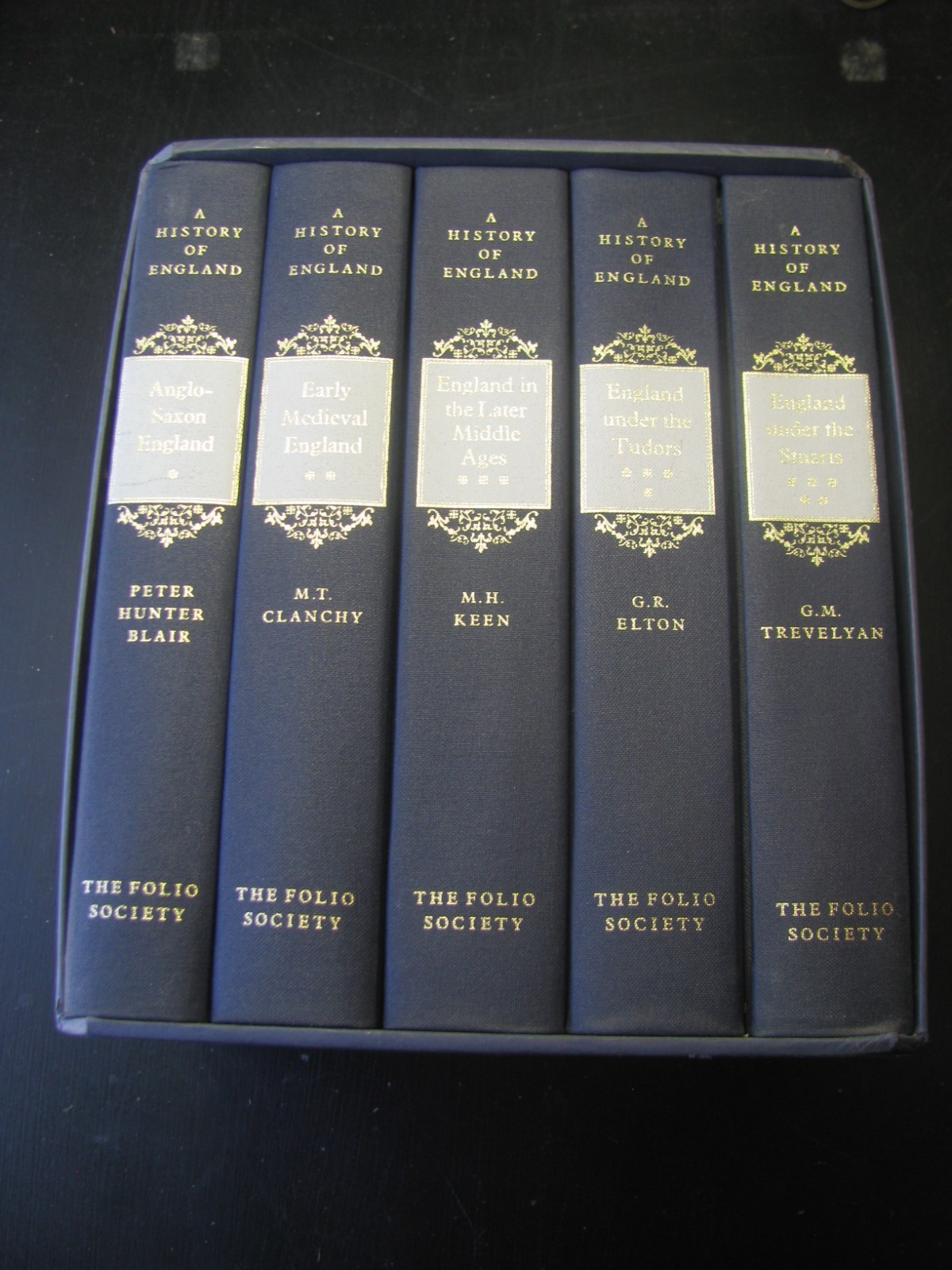 FOLIO SOCIETY A HISTORY OF ENGLAND 5 VOL. BOX SET VG/NN FOLIO SOCIETY A HISTORY OF ENGLAND 5 VOL. BOX SET VG/NN