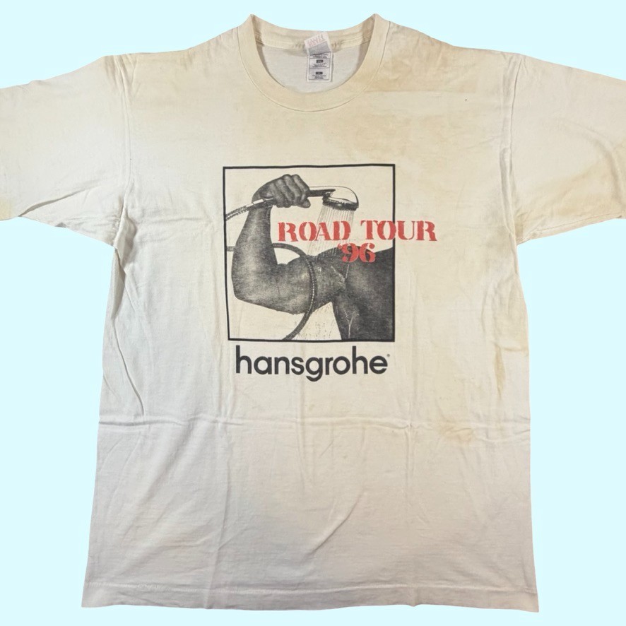 Vintage 1996 Hansgrohe Road Tour T-Shirt USA Single Stitch XL Rare Promo Vintage 1996 Hansgrohe Road Tour T-Shirt USA Single Stitch XL Rare Promo
