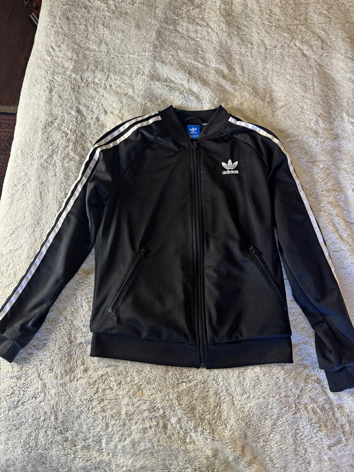 adidas Originals Firebird Track Jacket Full Zip 3-Stripe Pockets Men’s M