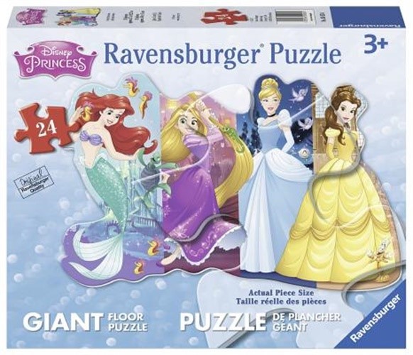 Pretty Princesses 24 PC Shapred Floor Puzzle (Toy)