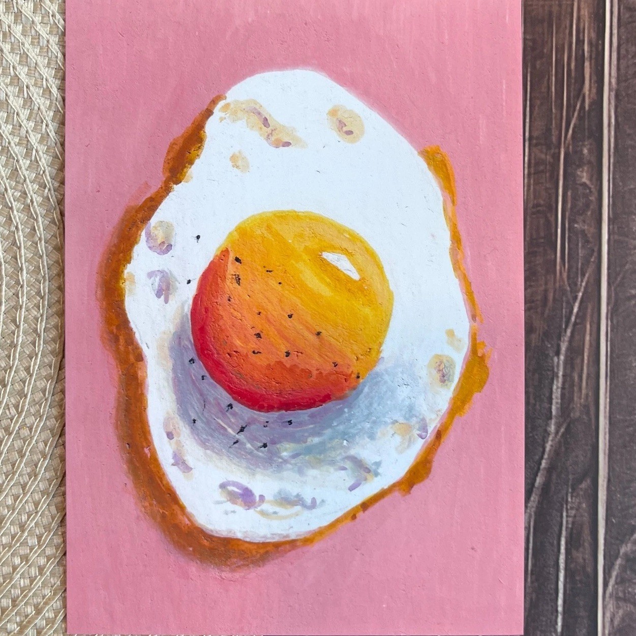 ACEO Original Painting Food PRINT Acrylic Painting by Clarrissia ACEO Original Painting Food PRINT Acrylic Painting by Clarrissia