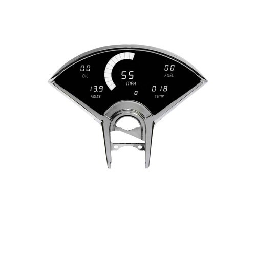 1955-1956 Bel Air Digital Gauges White LED Intellitronix DP1101W Made In USA