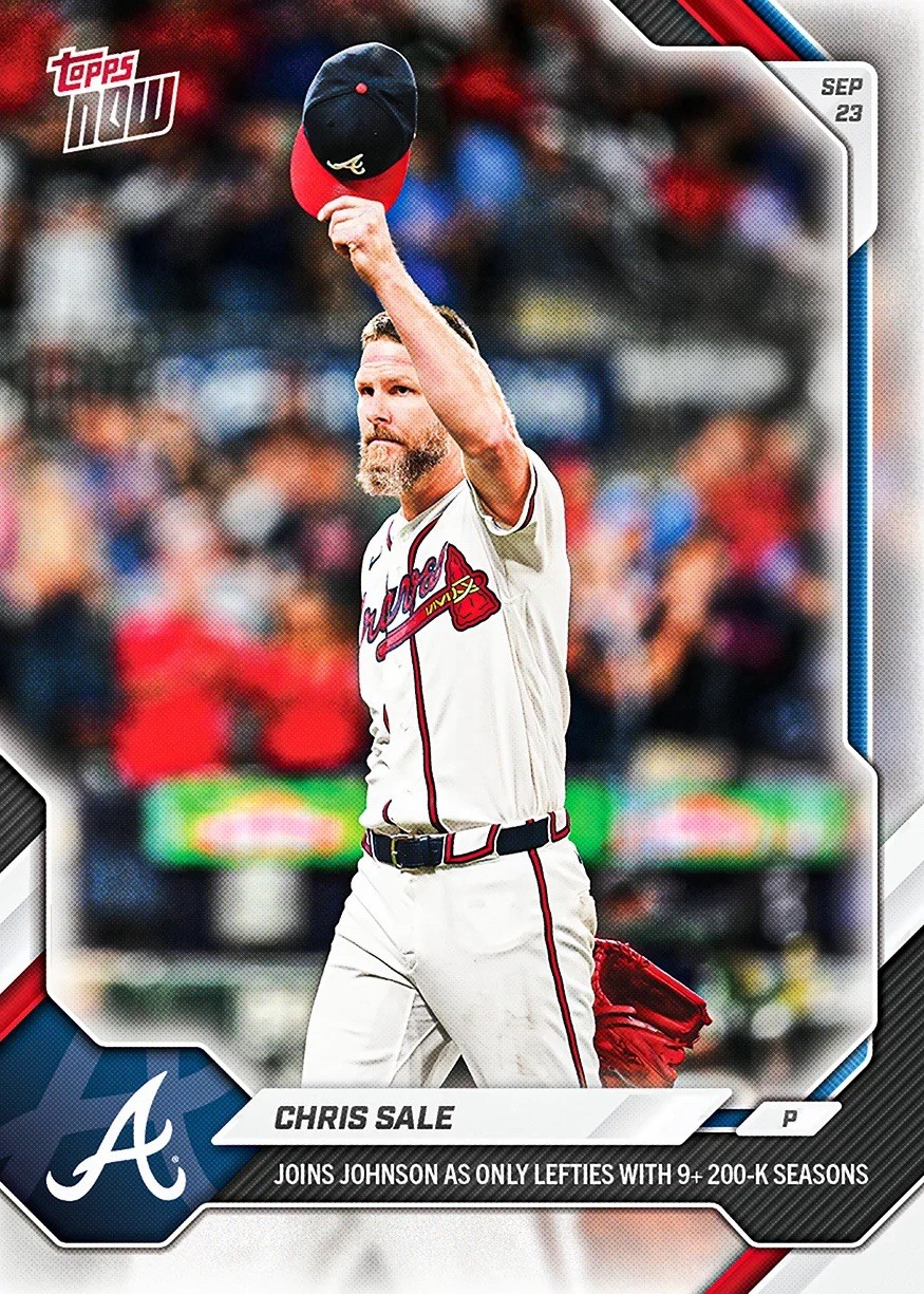*PRE SALE* Chris Sale - 2026 MLB Topps NOW® - Card 709