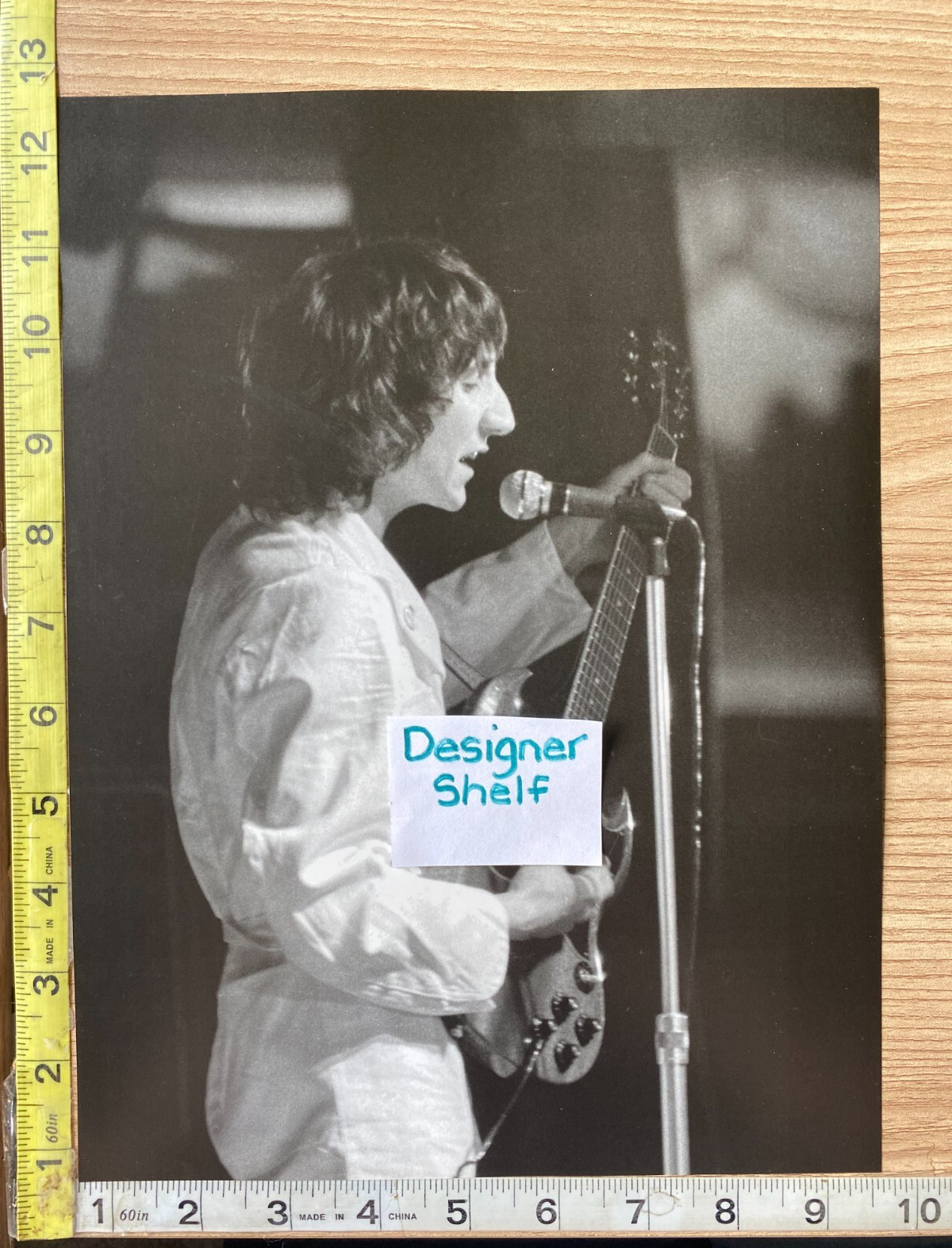 Pete Townshend The Who Hollywood Palladium 1969 Scene Book Photograph