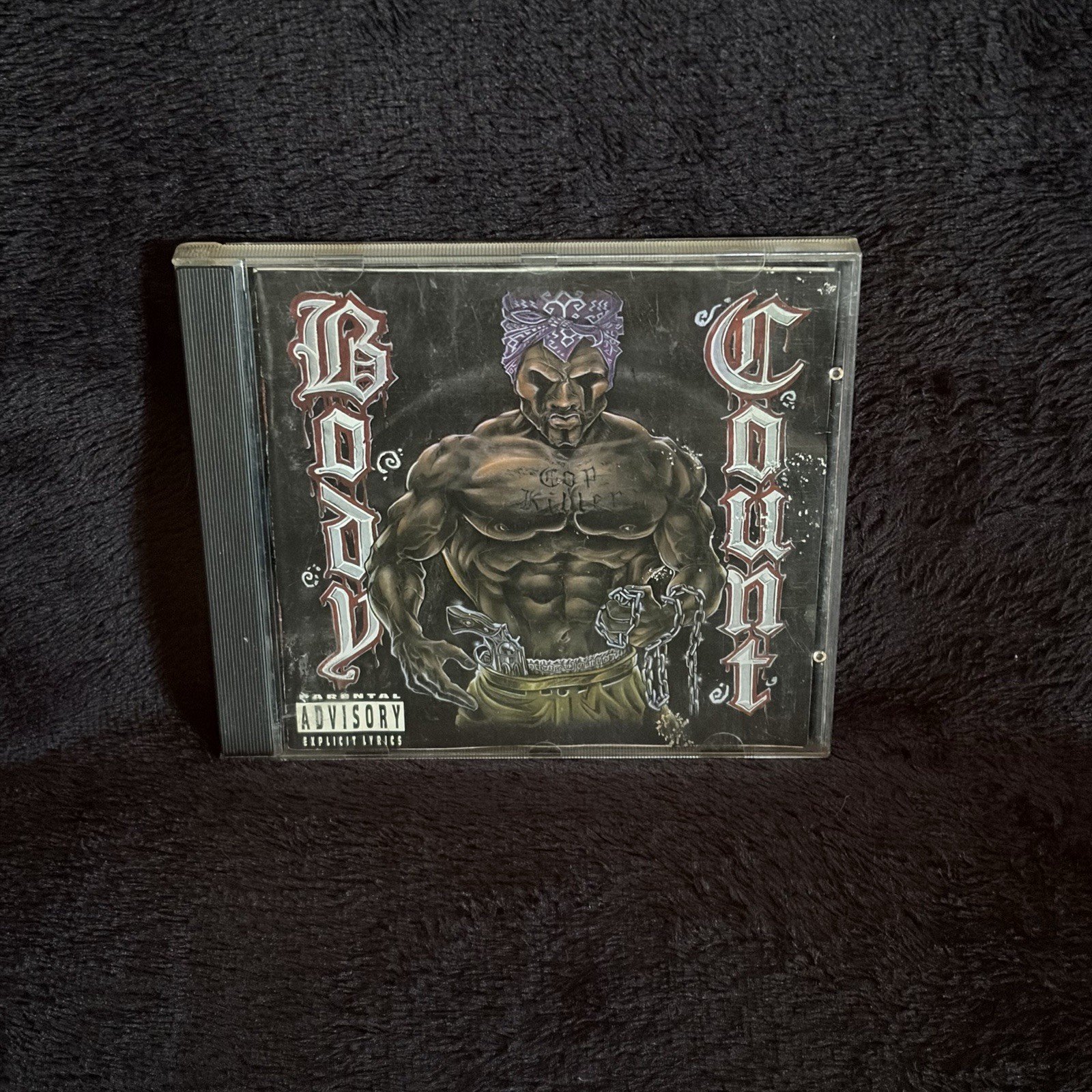 BODY COUNT (BANNED VERSION WITH COP KILLER) CD 1992 18 TRACKS - WATER DAMAGE