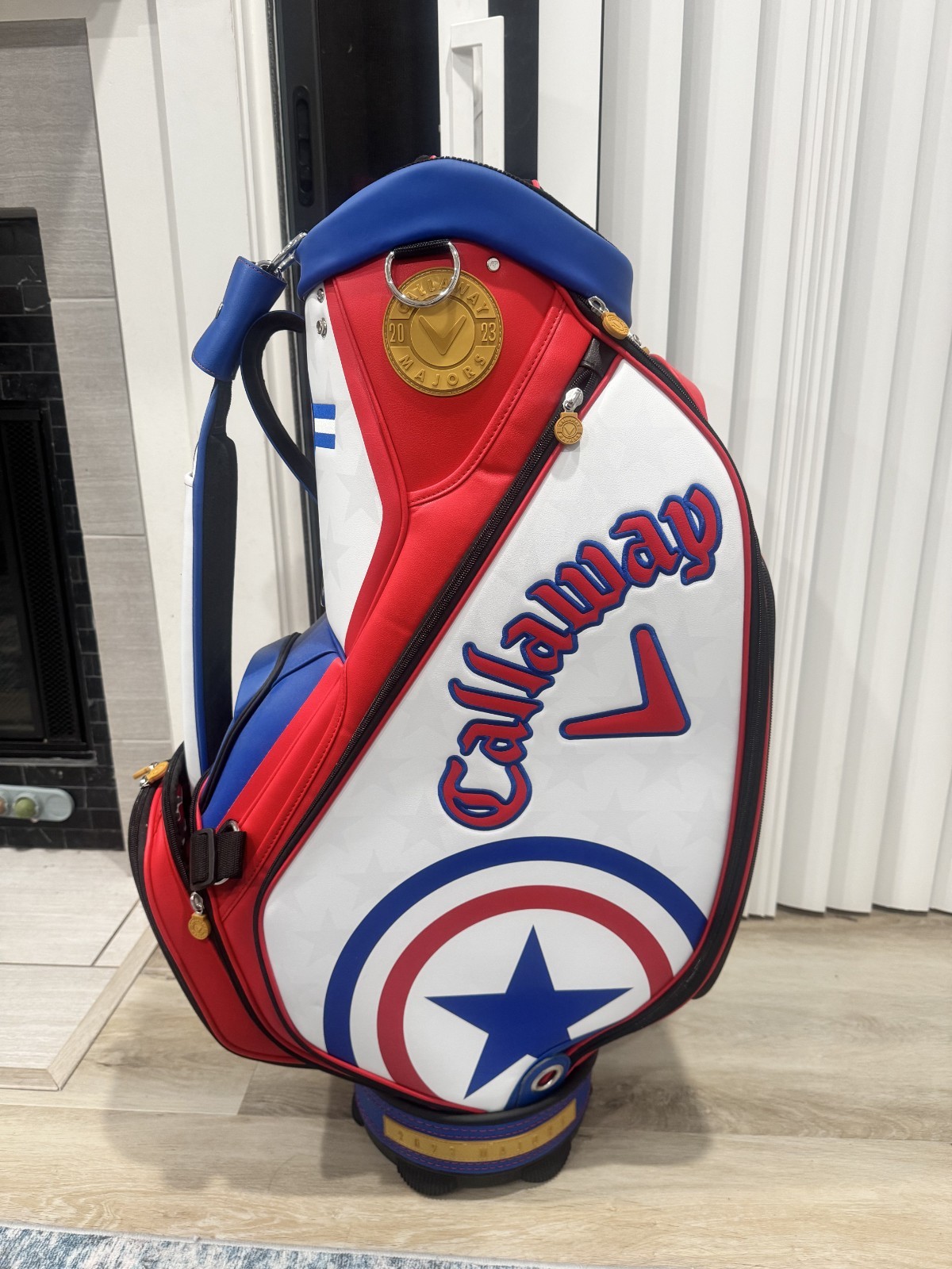 RARE FIND: 2023 Callaway US Open Limited Edition Staff Golf Bag Captain America