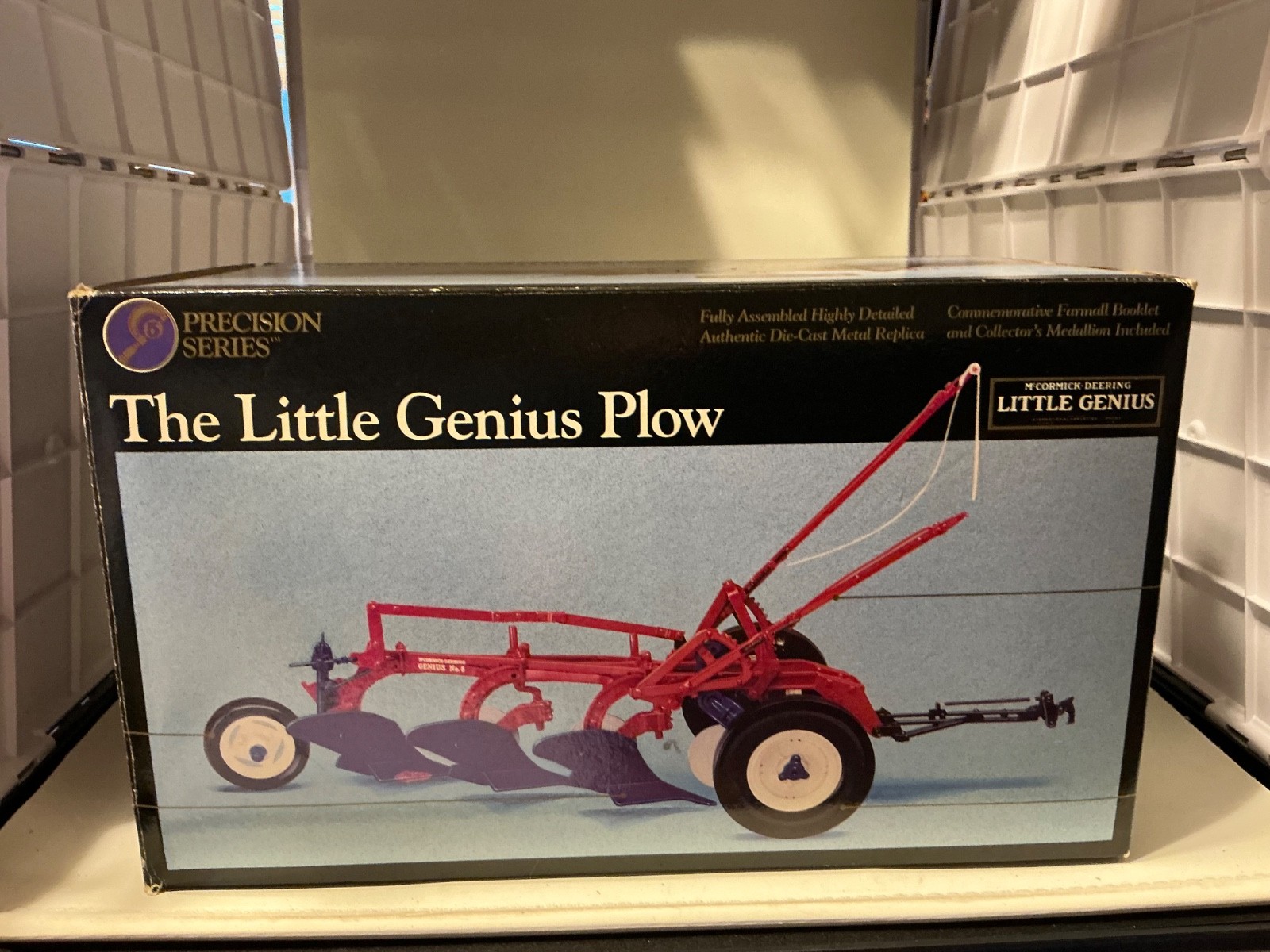 ERTL Precision Series Little Genius Plow McCormick Deering 1:16 Scale Model ERTL Precision Series Little Genius Plow McCormick Deering 1:16 Scale Model