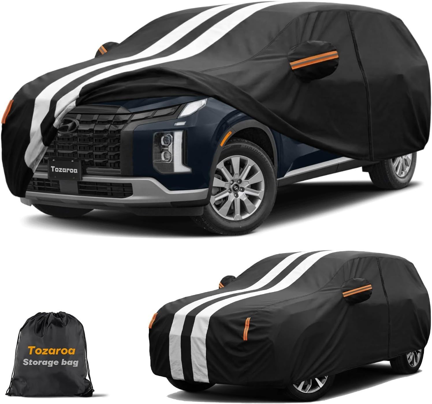 Multi-Layer Car Cover for Hyundai Palisade 2018-2026, 100% Waterproof, Heavy Dut