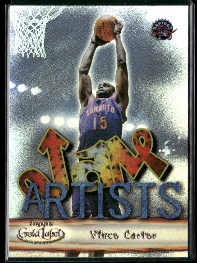 Vince Carter 2000-01 Topps Gold Label Jam Artists #JA1 Z3