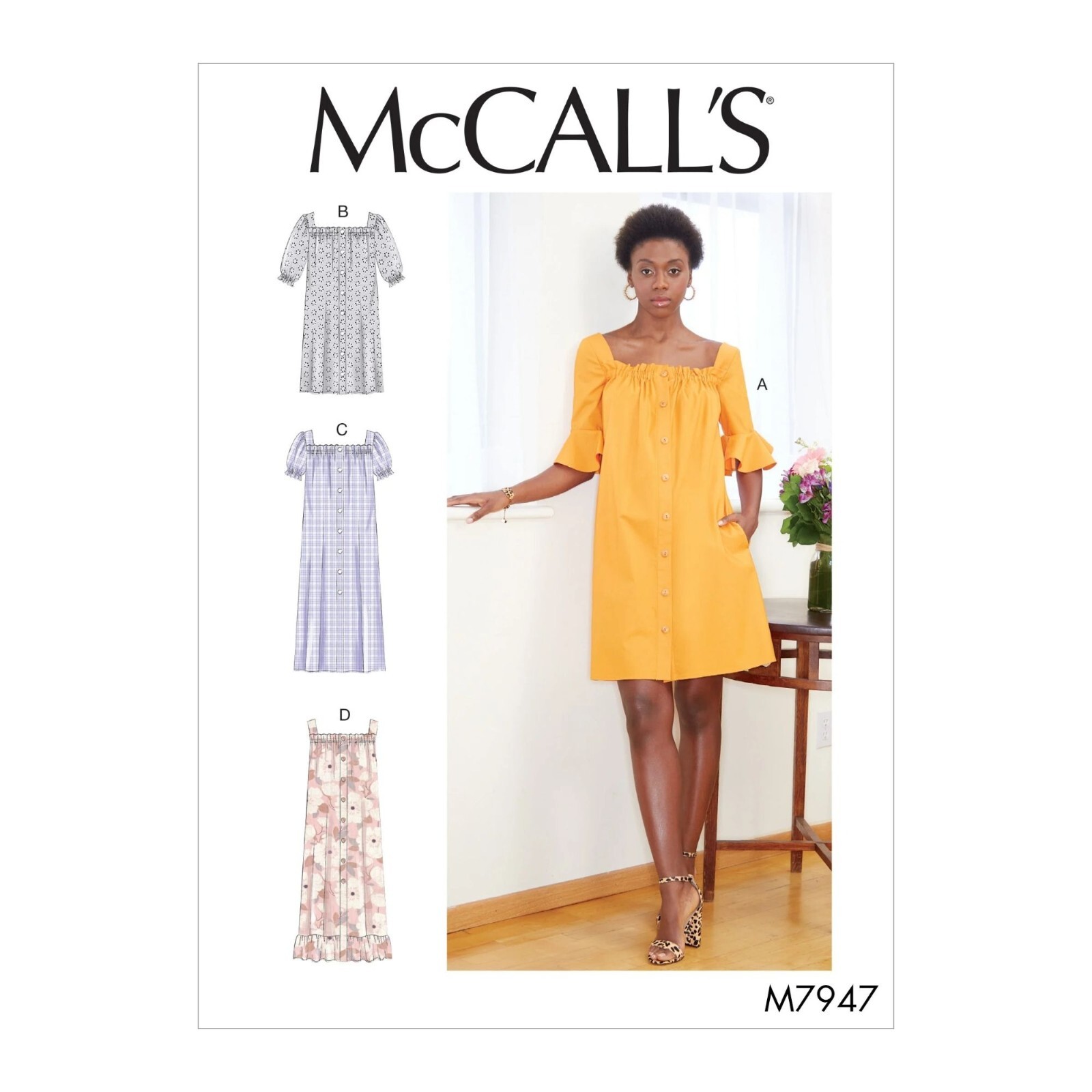 McCall\'s Sewing Pattern 7947 10229 Dresses Misses Size 16-22 McCall\'s Sewing Pattern 7947 10229 Dresses Misses Size 16-22