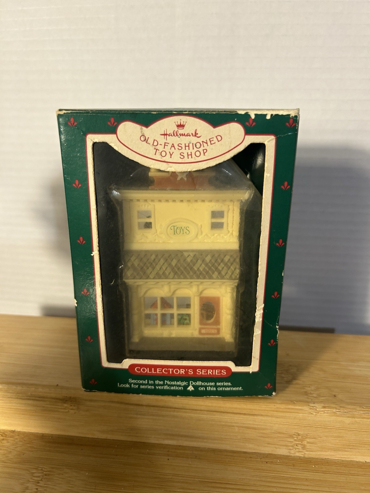 Hallmark 1985 Old-Fashioned Toy Shop Ornament Nostalgic Dollhouse Series #2 Hallmark 1985 Old-Fashioned Toy Shop Ornament Nostalgic Dollhouse Series #2