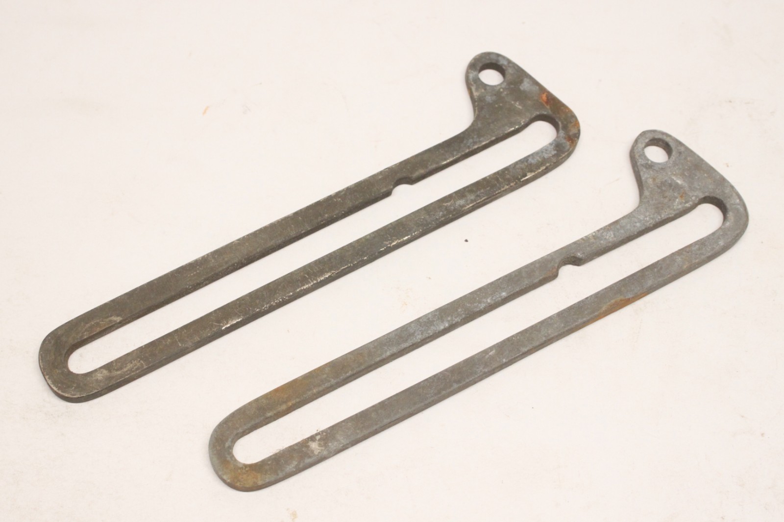 Pair of Original 1928-31 Ford Model A Windshield Slide Bracket Factory Parts A2