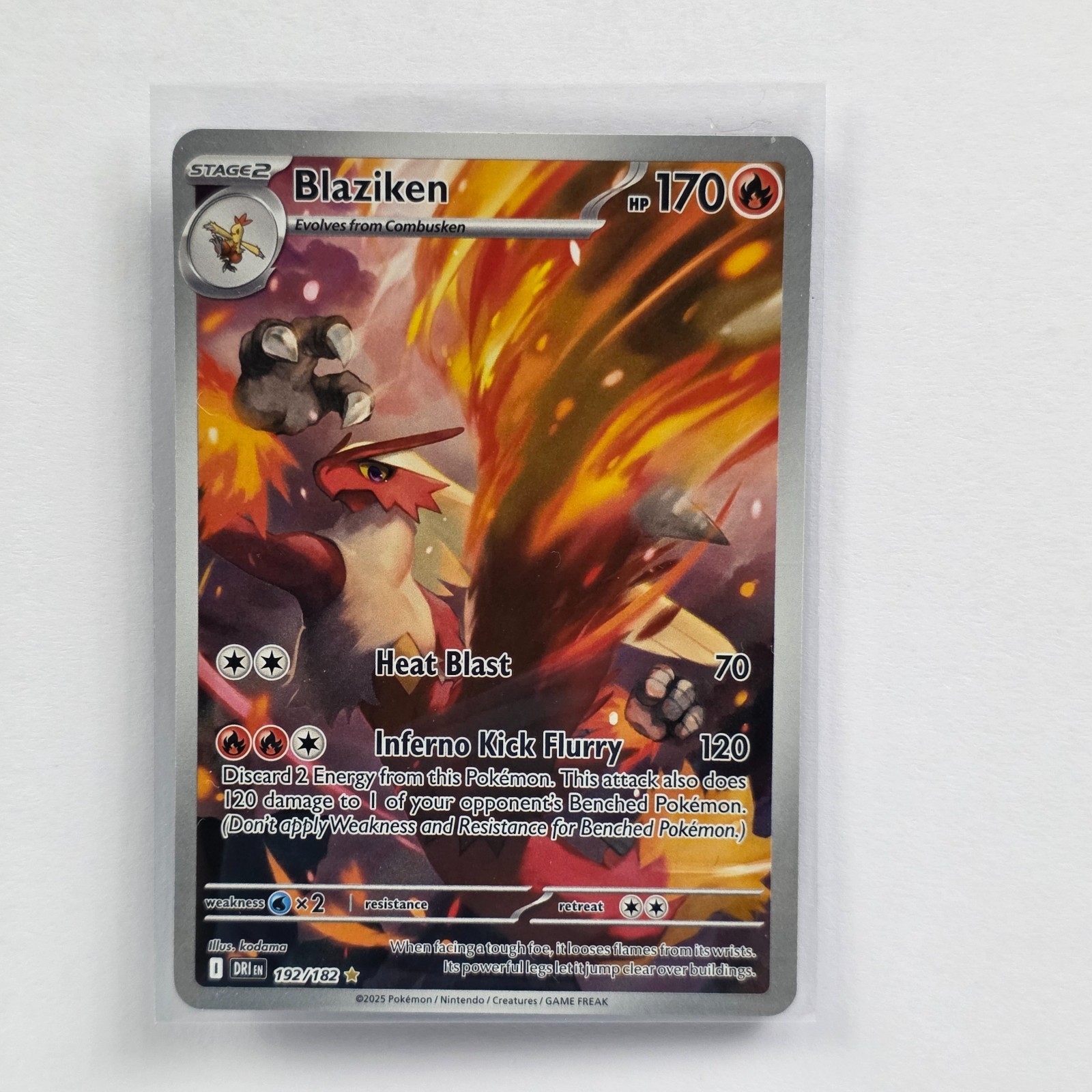 TCG Pokémon Destined Rivals #192/182 Blaziken  SV10
