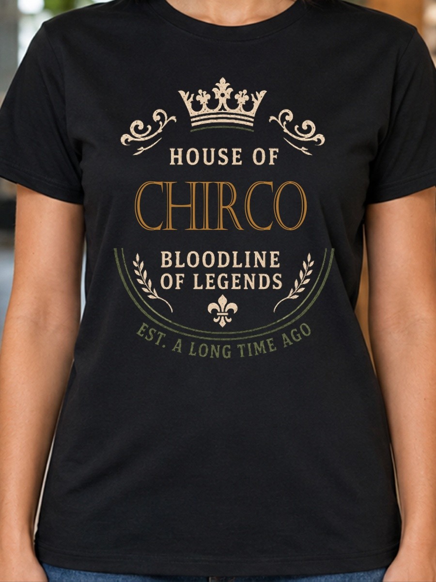 Chirco Family Name Women\'s T-Shirt Birthday Gift S-2XL