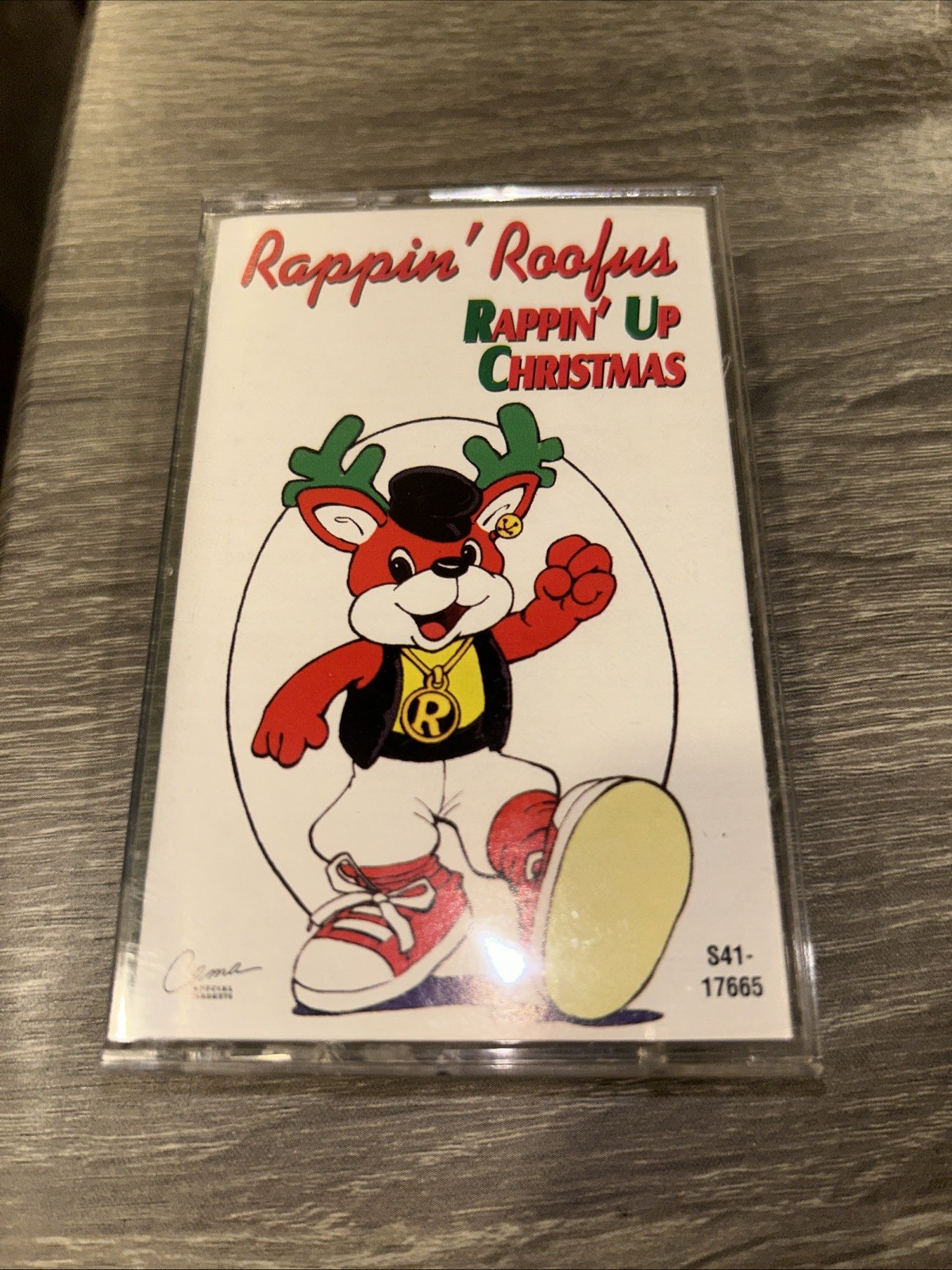 RARE Rappin’ Roofus Rappin’ Up Christmas  Vintage Cassette Tape 1991